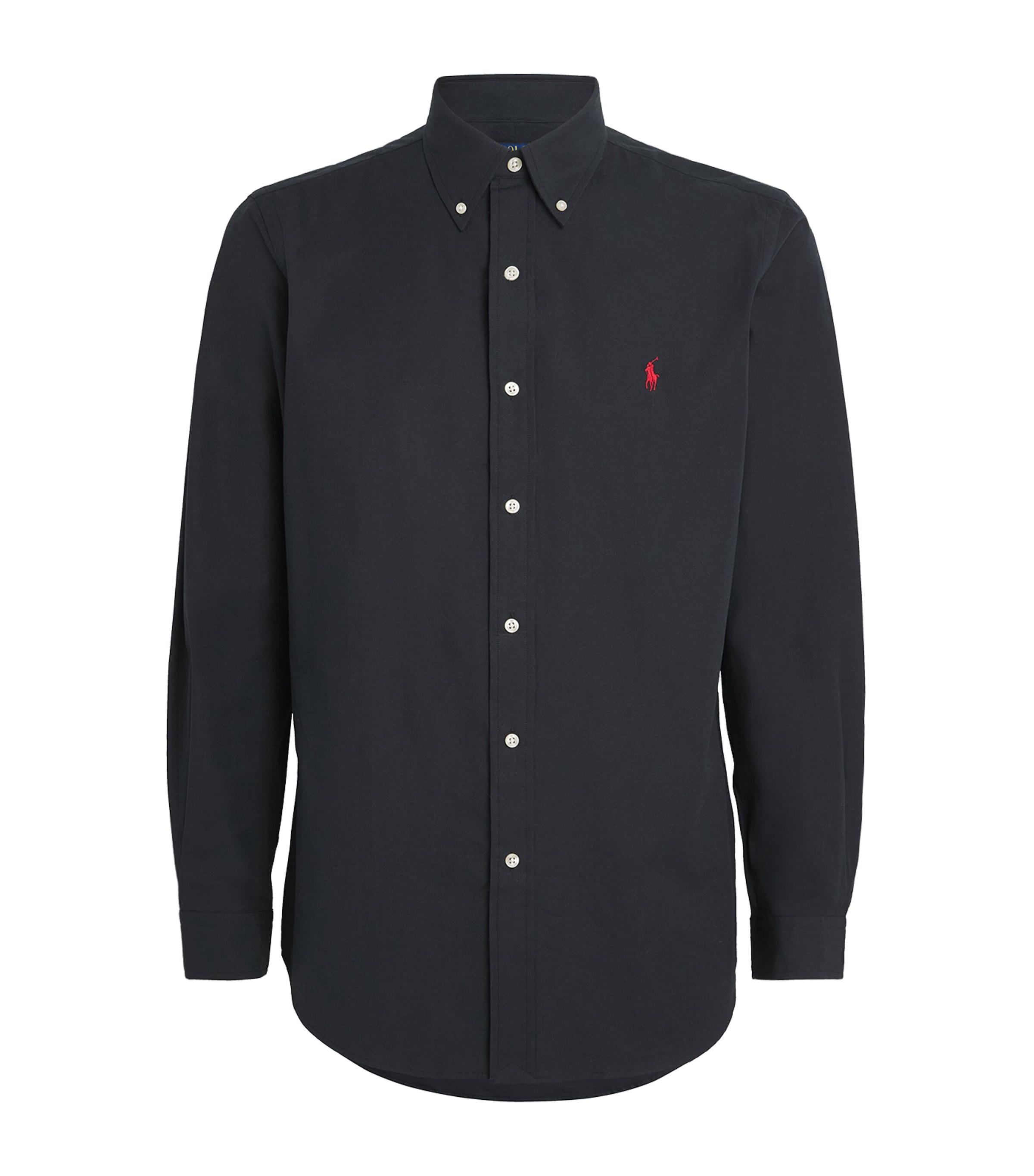 ★★POLO RALPH LAUREN★★ Custom fit poplin shirt black MNPO Polo Ralph Lauren Custom Slim Fit Polo Shirt Black 710782592001