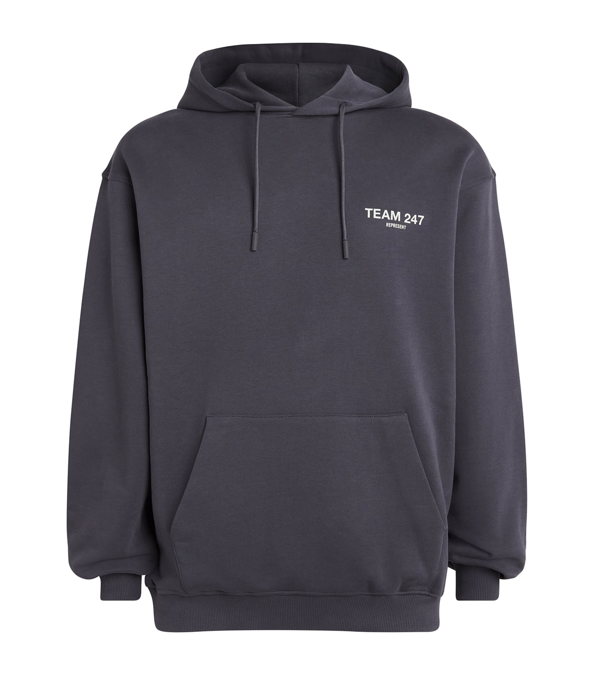 Represent 247 Mens Cotton Team 247 Hoodie Graphene/fern Image 1