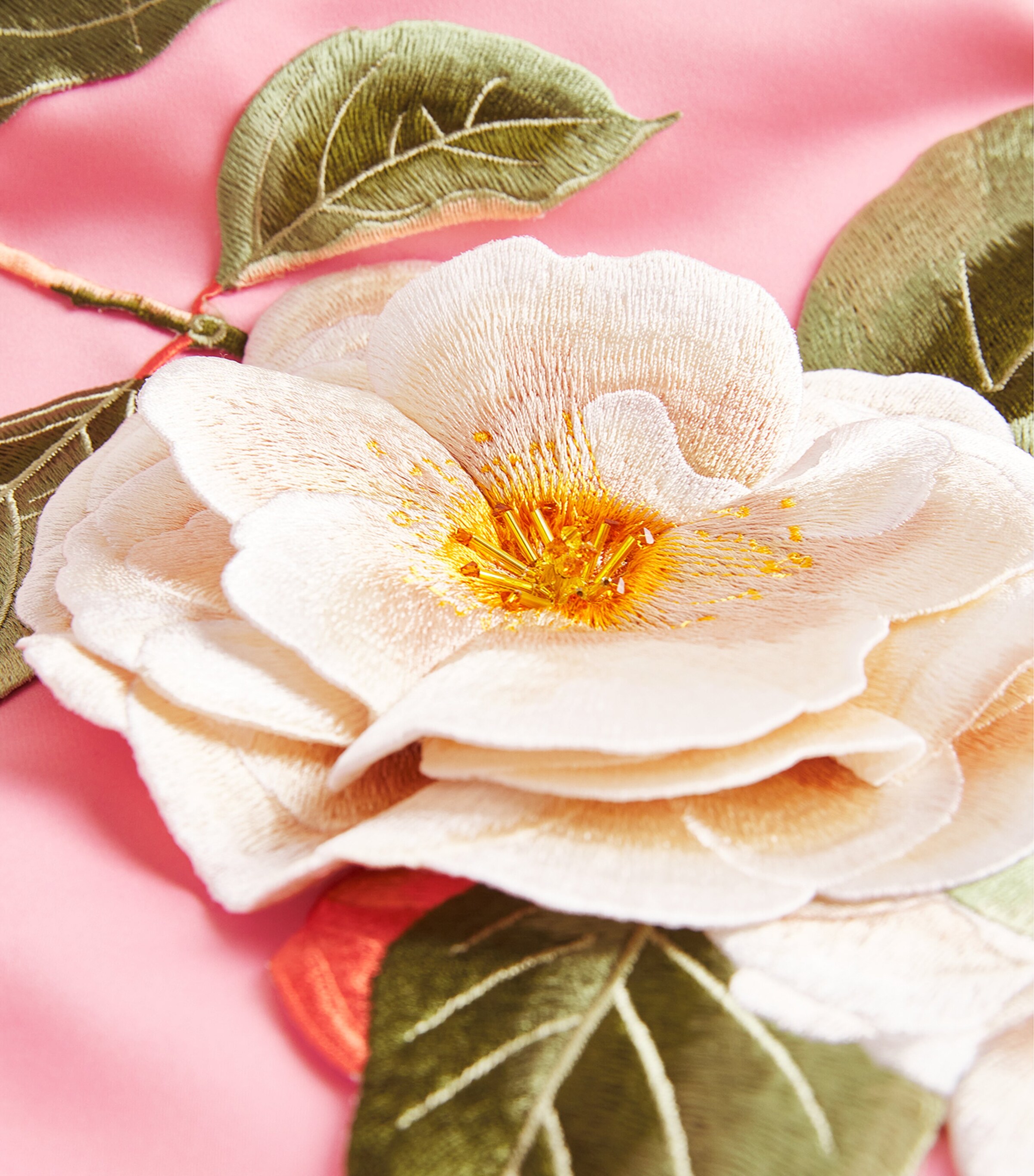 LEO LIN Multi Floral-Appliqué Felicia Mini Dress | Harrods US