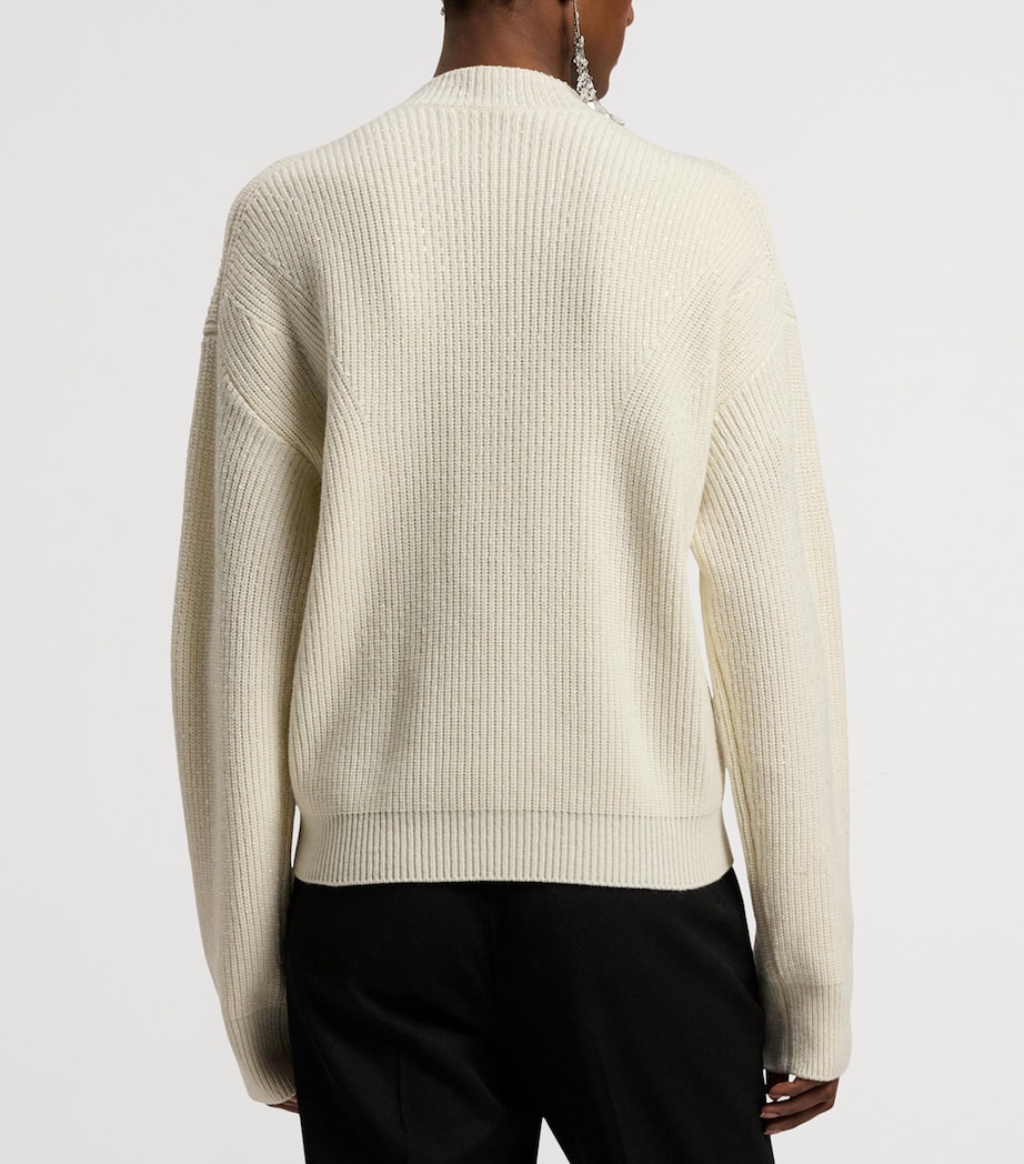 Cashmere Sweater CREAM Image 8