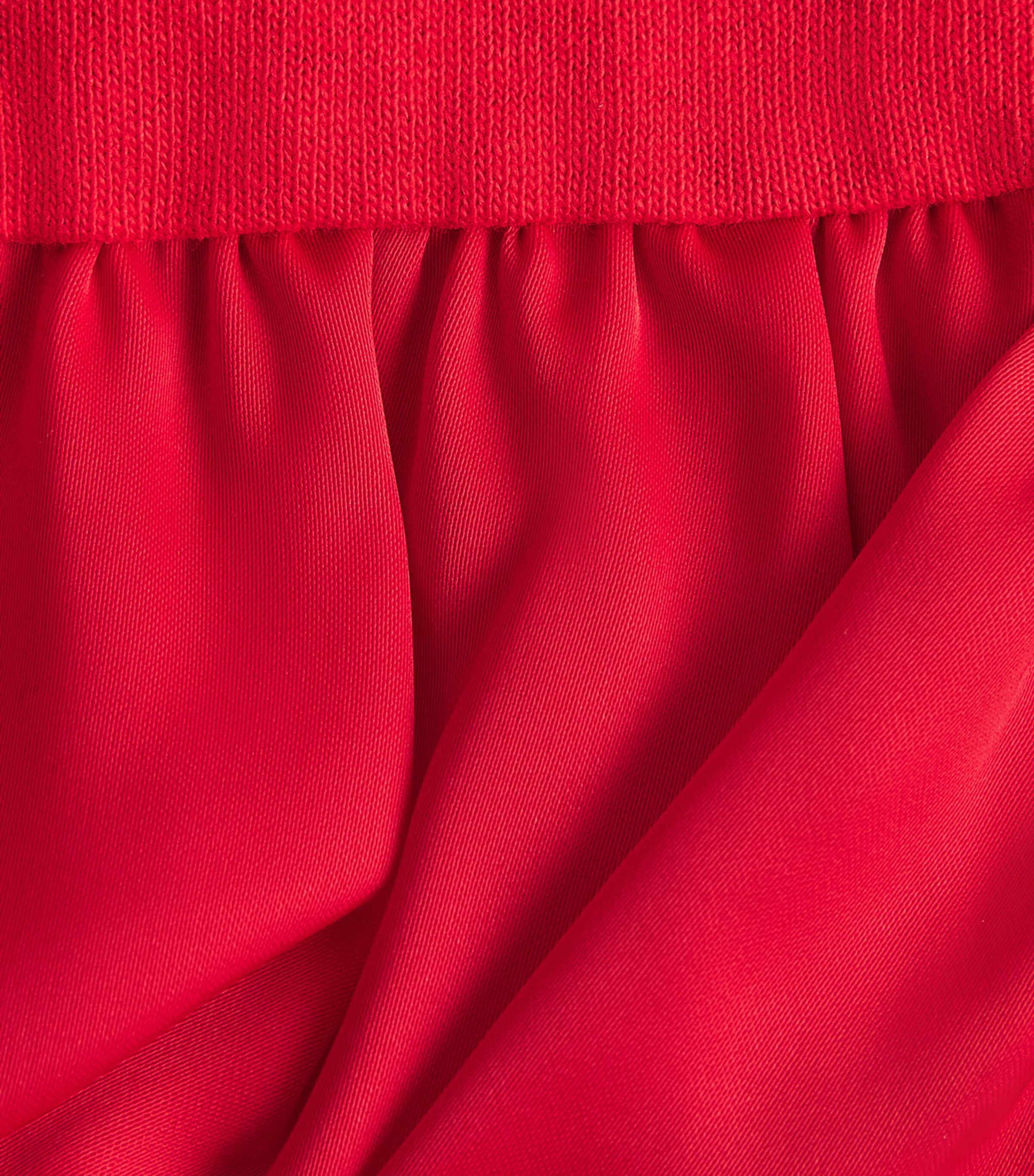 Sandro Paris Womens Cotton Ruffled Tank Top Red Image 6