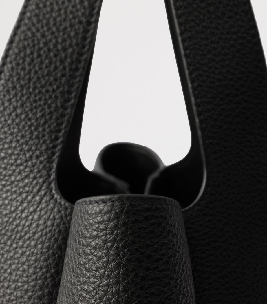 Small Leather Tote Bag F0632 Image 5