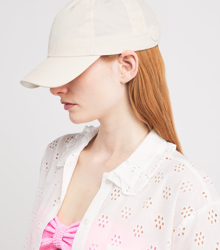 Hunza G Baseball Cap UPF 50+ Off White Image 2