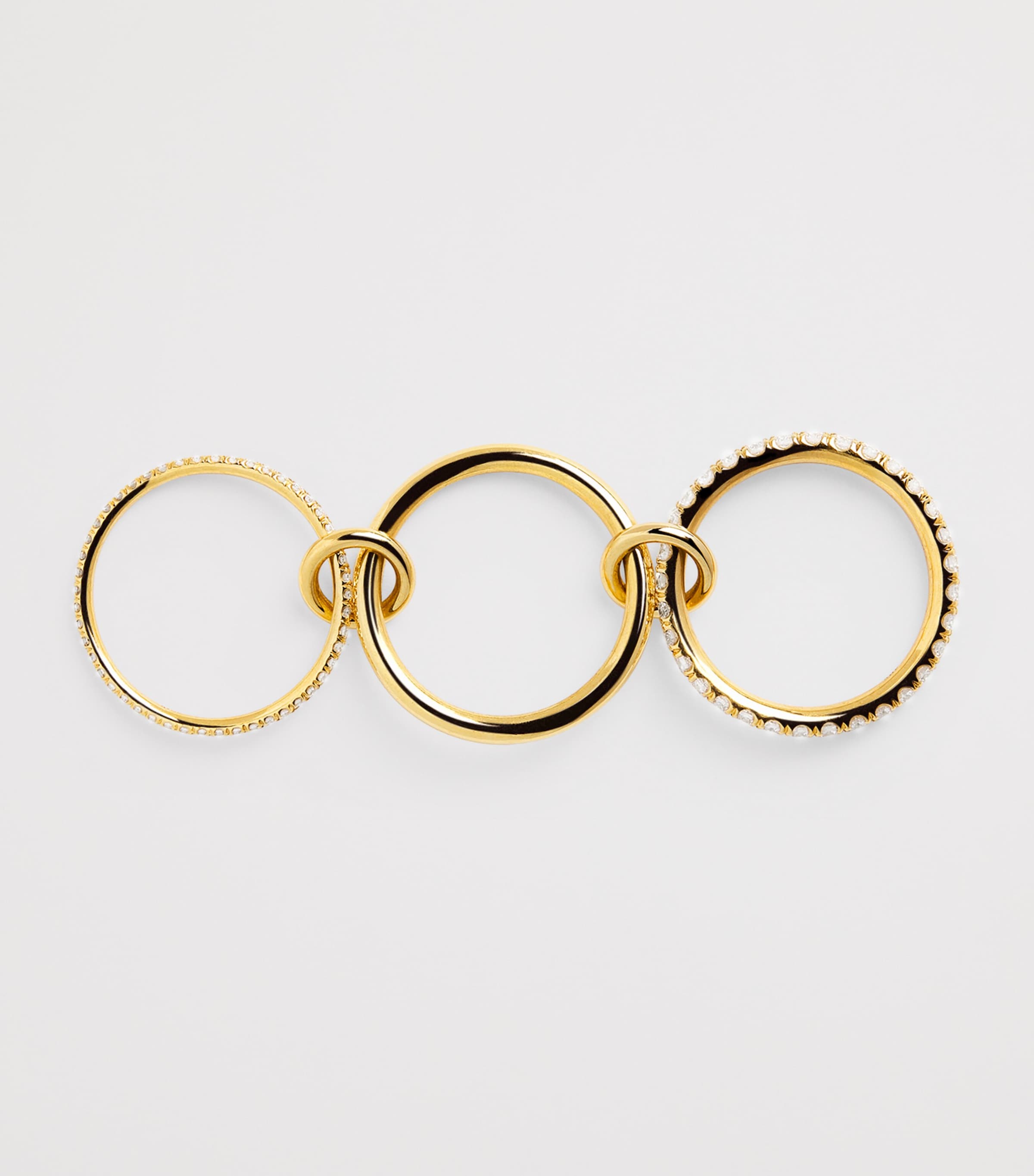 Yellow Gold and Diamond Norah Ring YELLOW GOLD Image 3