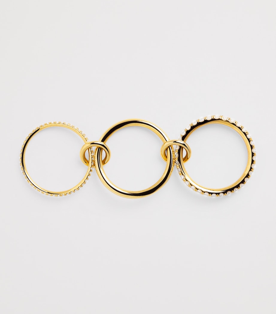 Yellow Gold and Diamond Norah Ring YELLOW GOLD Image 3