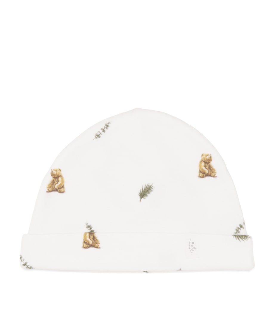 Rosa & Blue Brown Bear Hat Ivory Image 1