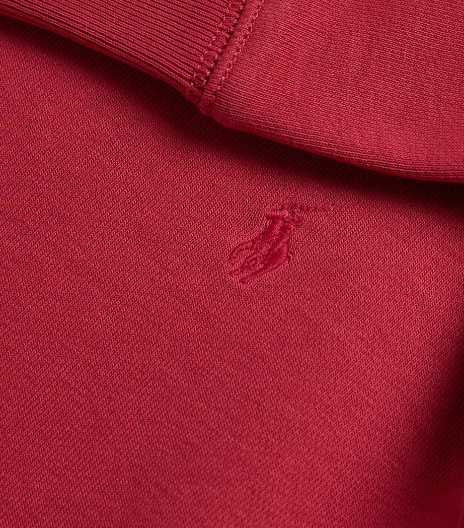 Cotton-Blend Polo Pony Sweatshirt (6-14 Years) NANTUCKET RED/C4488 Image 3