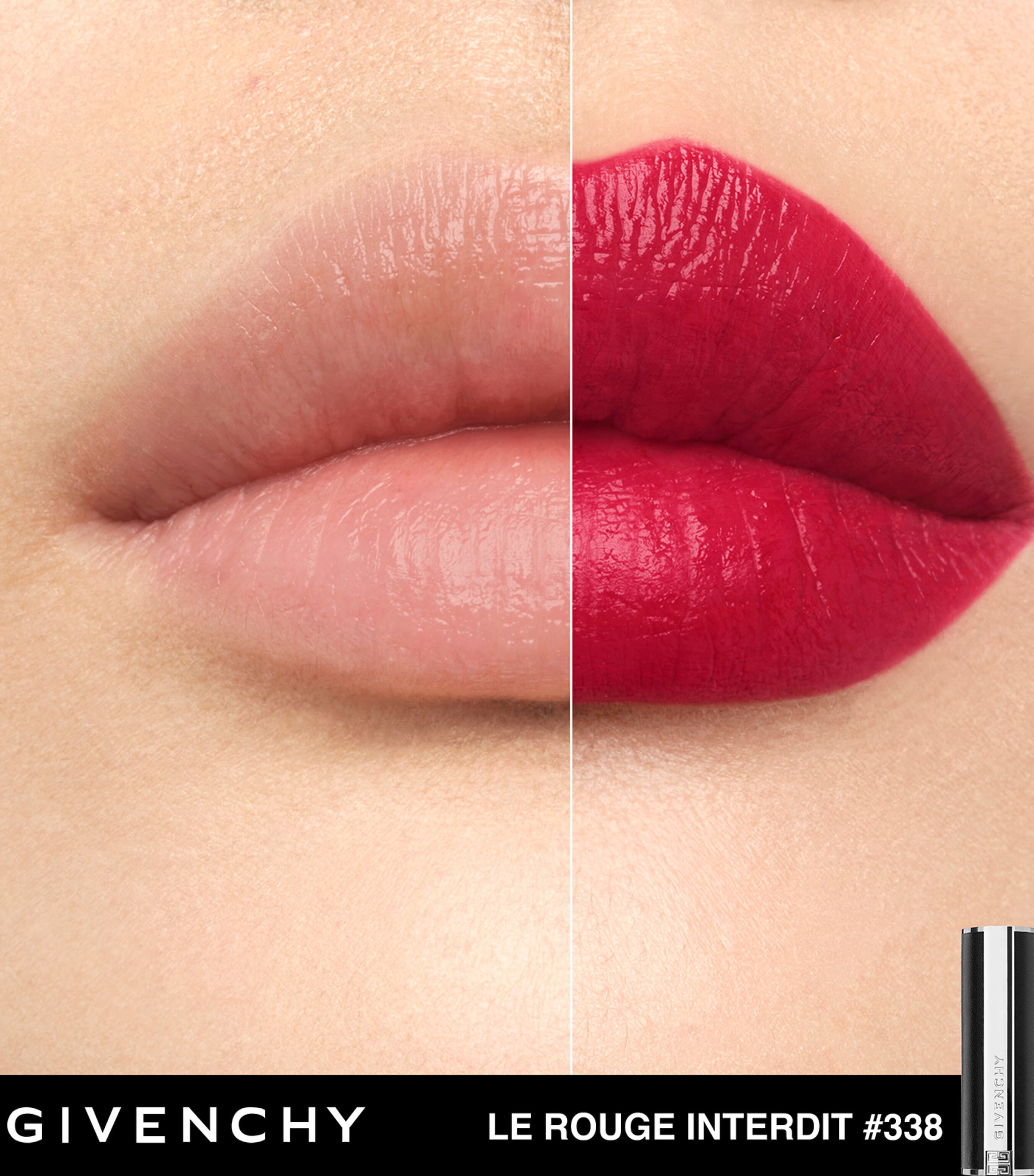 Le Rouge Interdit Intense Silk Lipstick N338 ROUGE VIGNE Image 4