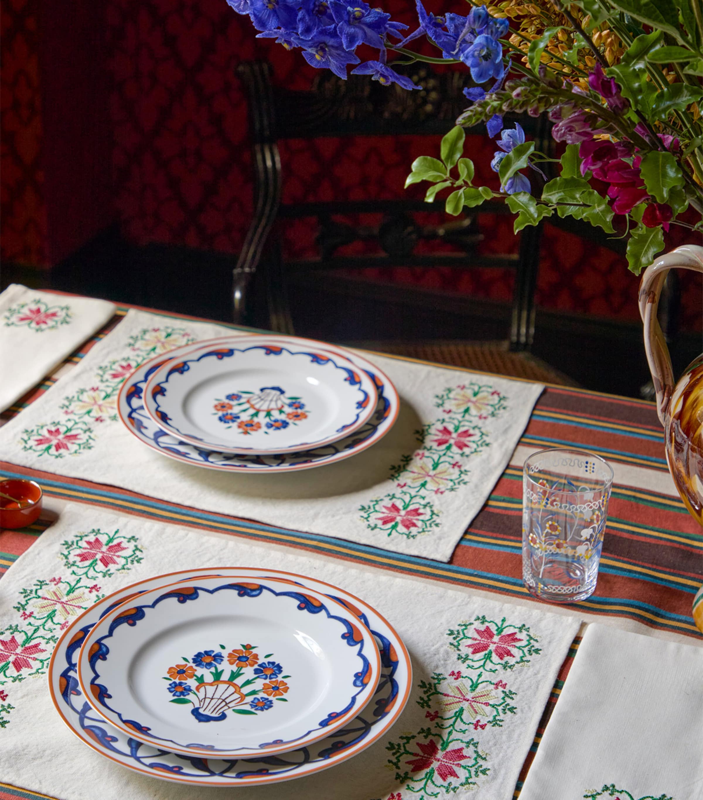 x Ginori 1735 Porcelain Anatolia Dessert Plate (21cm) WHITE Image 4