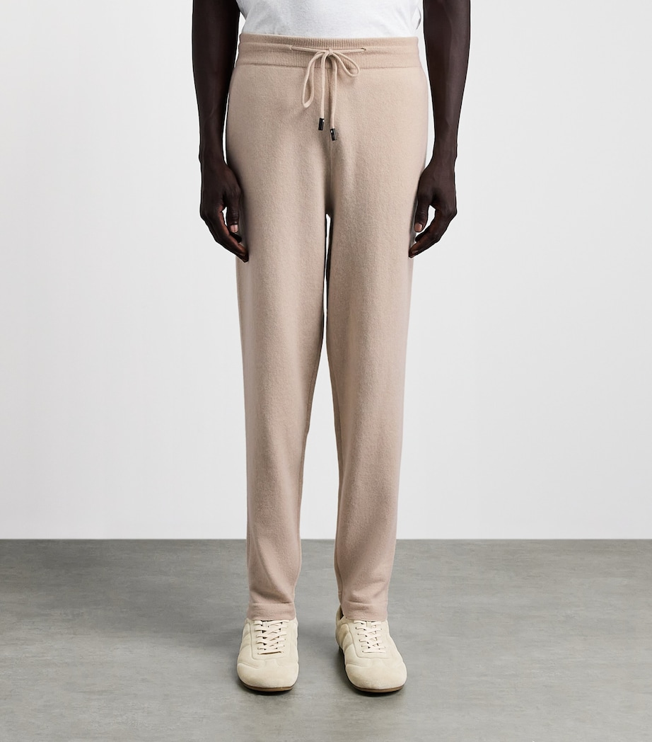Colombo Mens Cashmere Sweatpants Beige Image 4