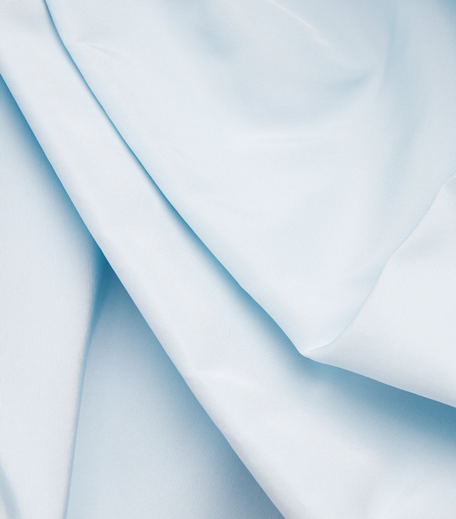 Draped Off-The-Shoulder Gown POWDER BLUE Image 5