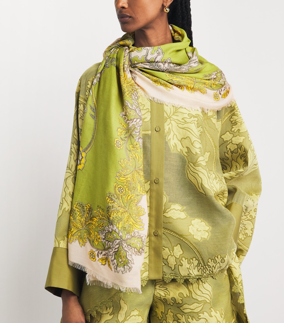 La Doublej Printed Scarf Swathe Placée Image 2
