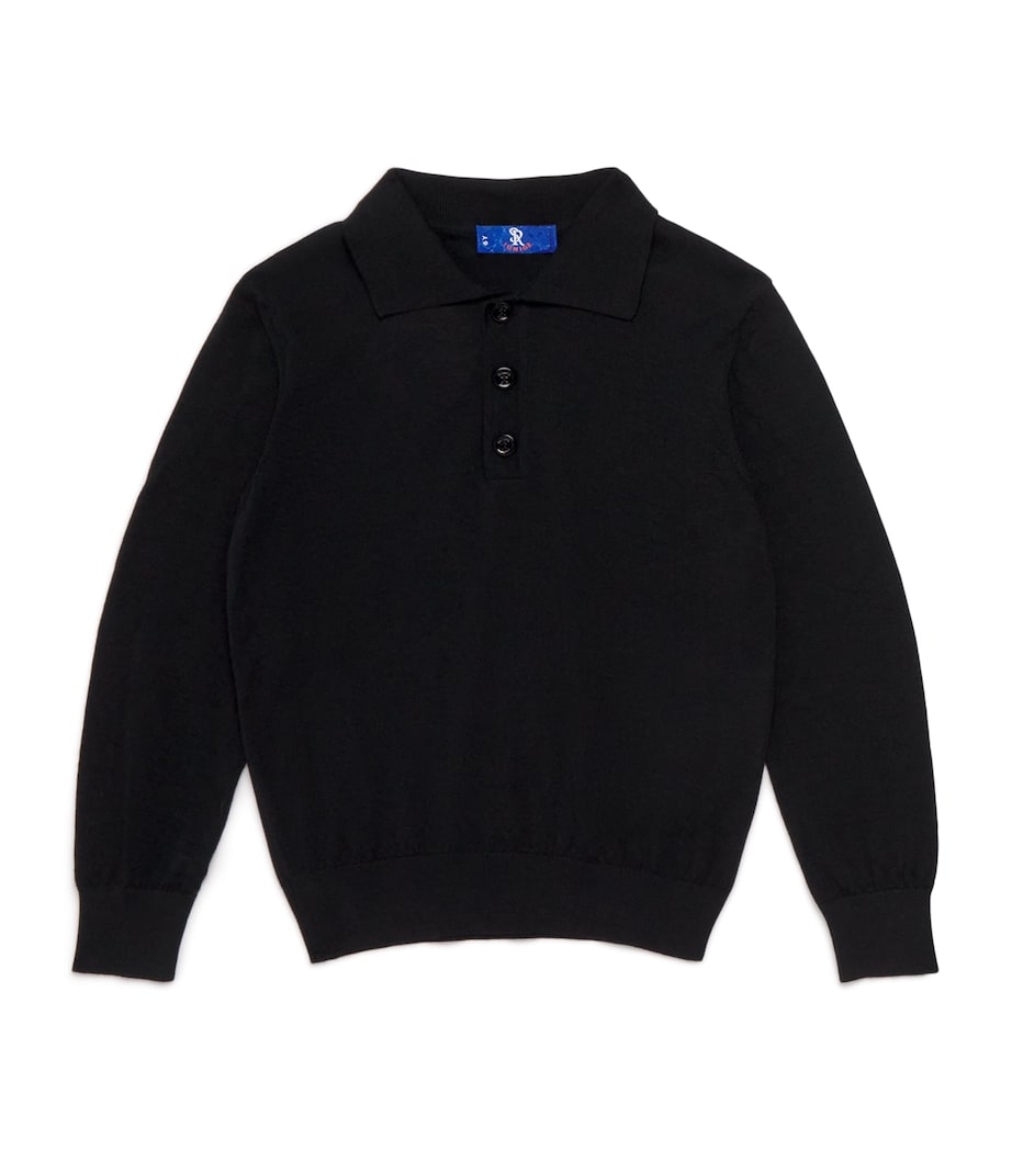 Virgin Wool Polo Shirt (4-16 Years) 131 Image 1