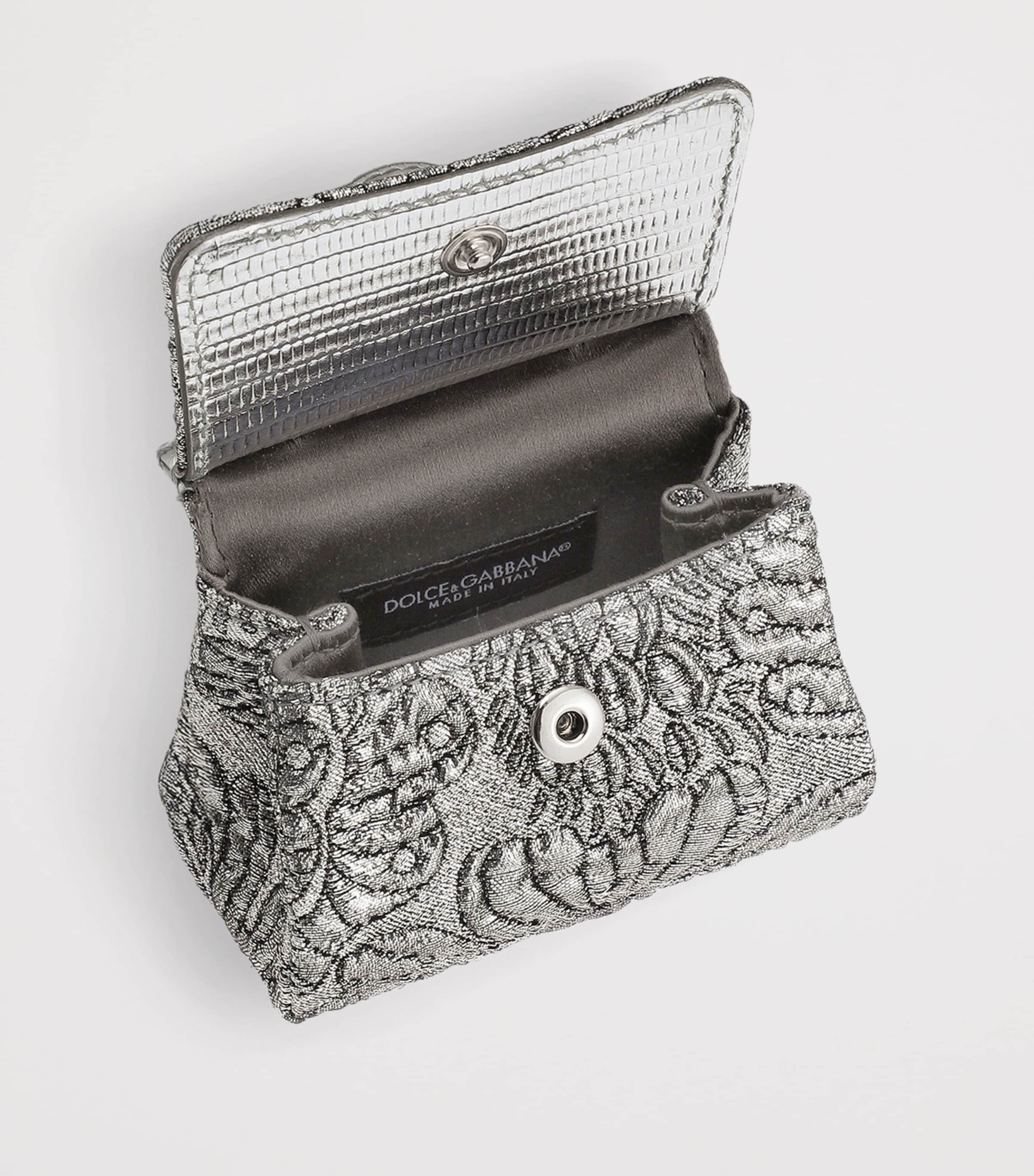 Embellished Brocade AirPods Case 80998-SILVER Image 3