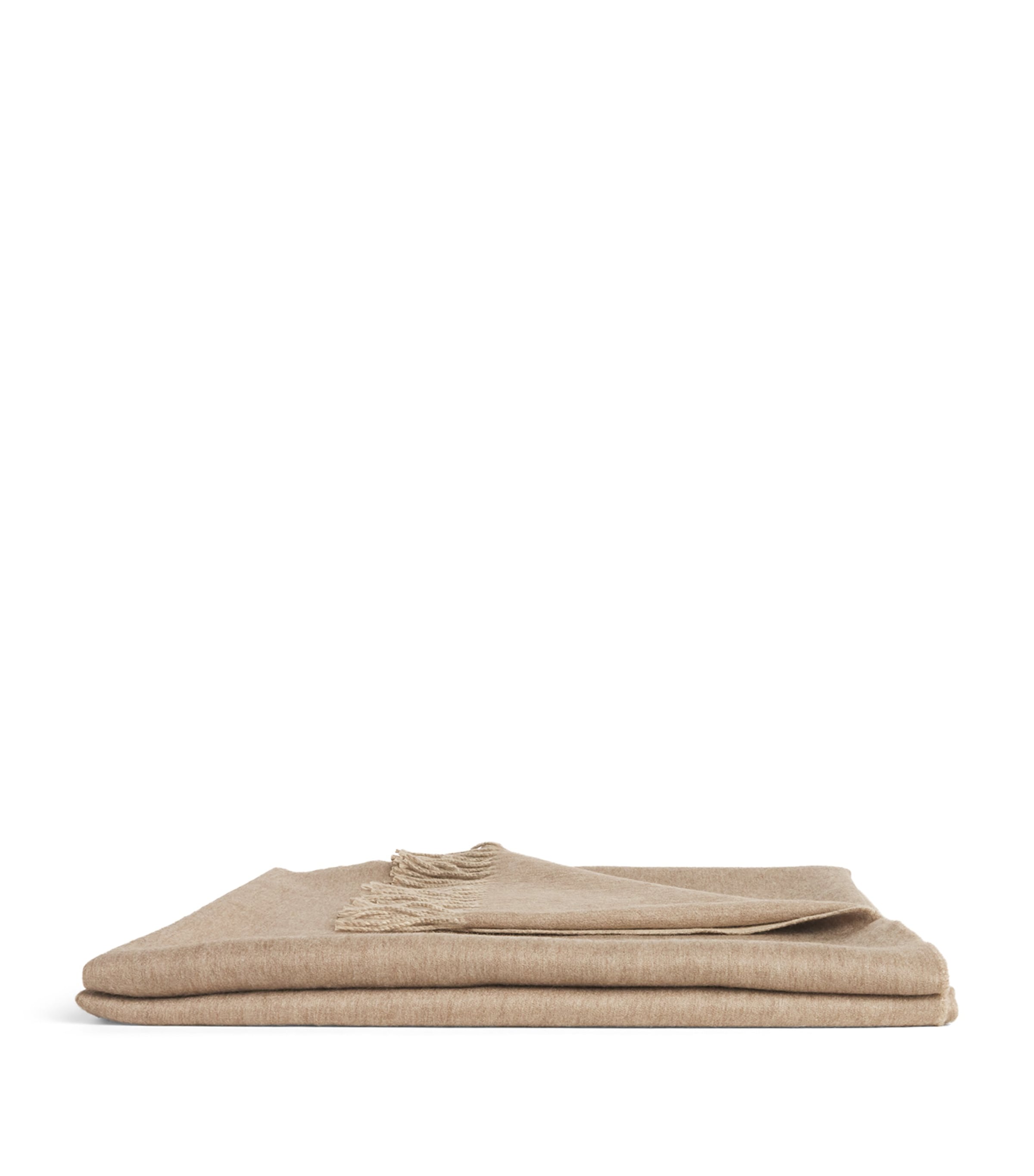 JOHNSTONS OF ELGIN CASHMERE REVERSIBLE THROW 