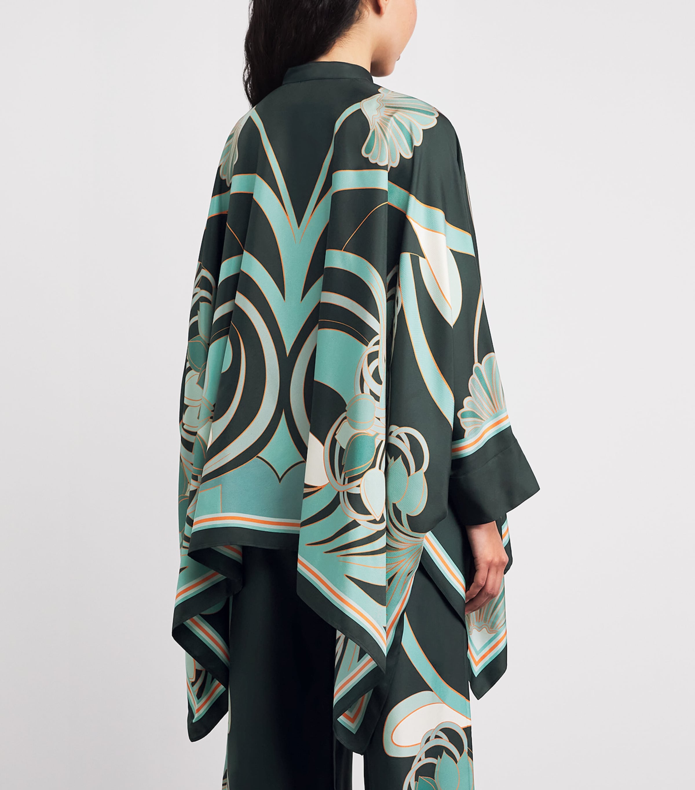 La Doublej Womens Silk Foulard Blouse Tulp Plac Image 5