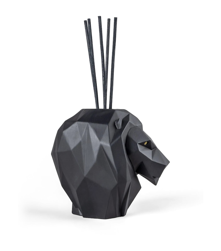 Lladró Lion Perfume Diffuser (100ml) Black Image 5