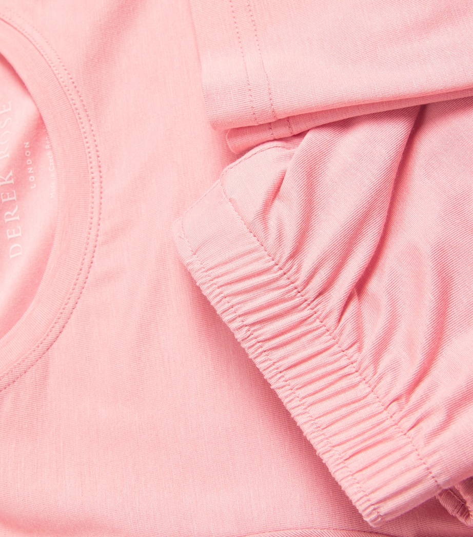 Jersey Lara Pyjama Set (3-12 Years) PINK Image 4