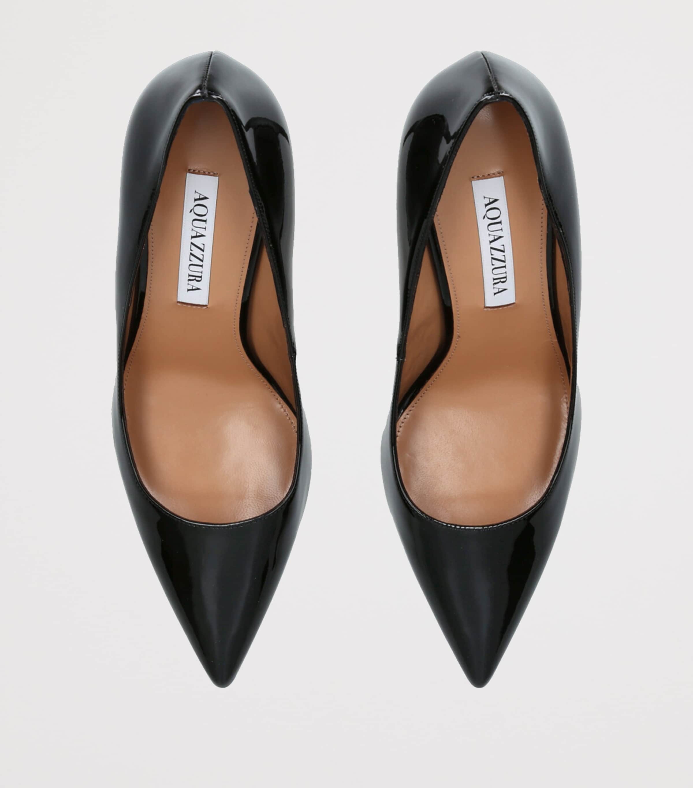 Aquazzura Patent Leather Purist Pumps 85 Black Image 4