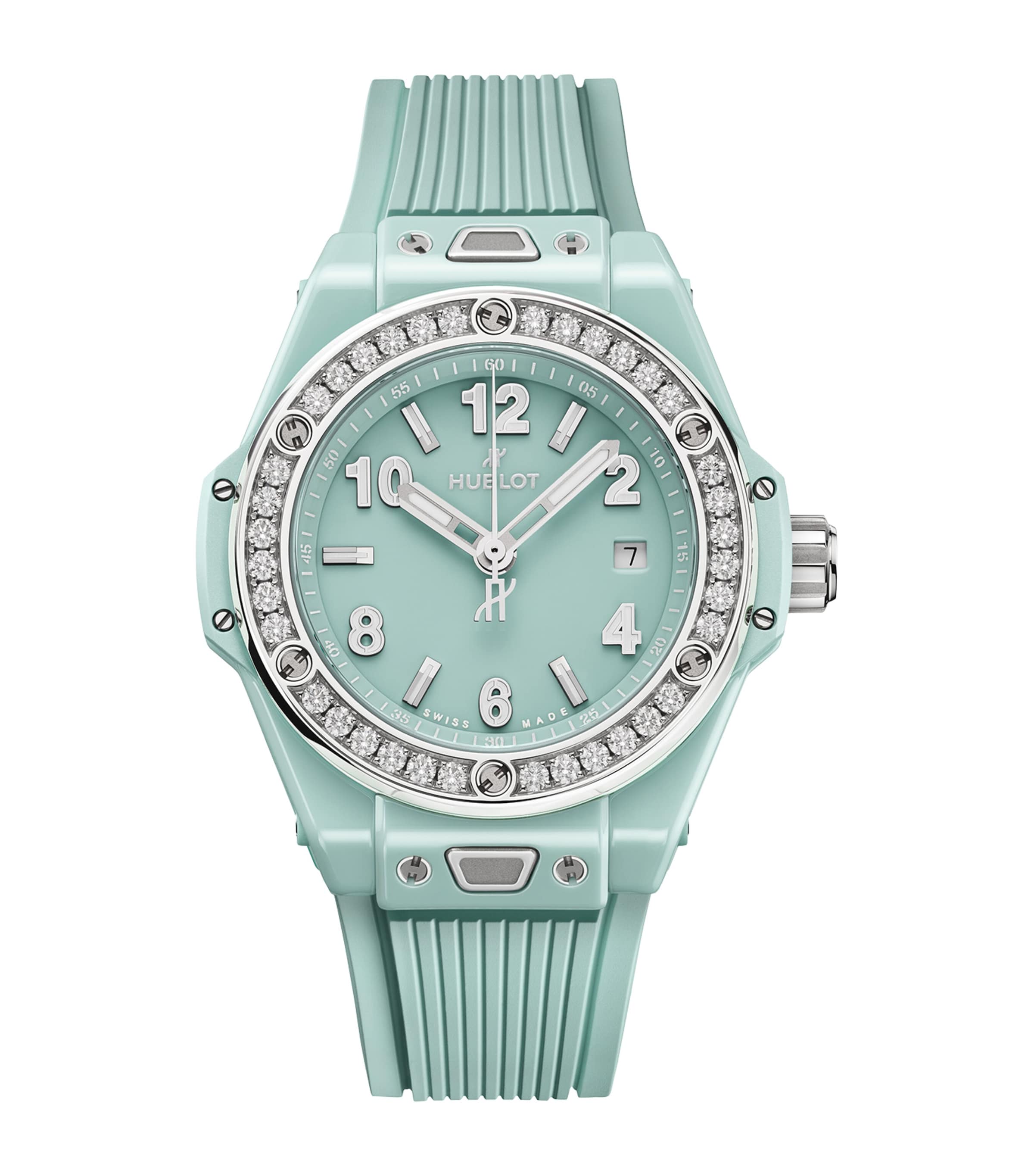 Hublot Ceramic and Diamond Big Bang One Click Watch 33mm Black Image 1