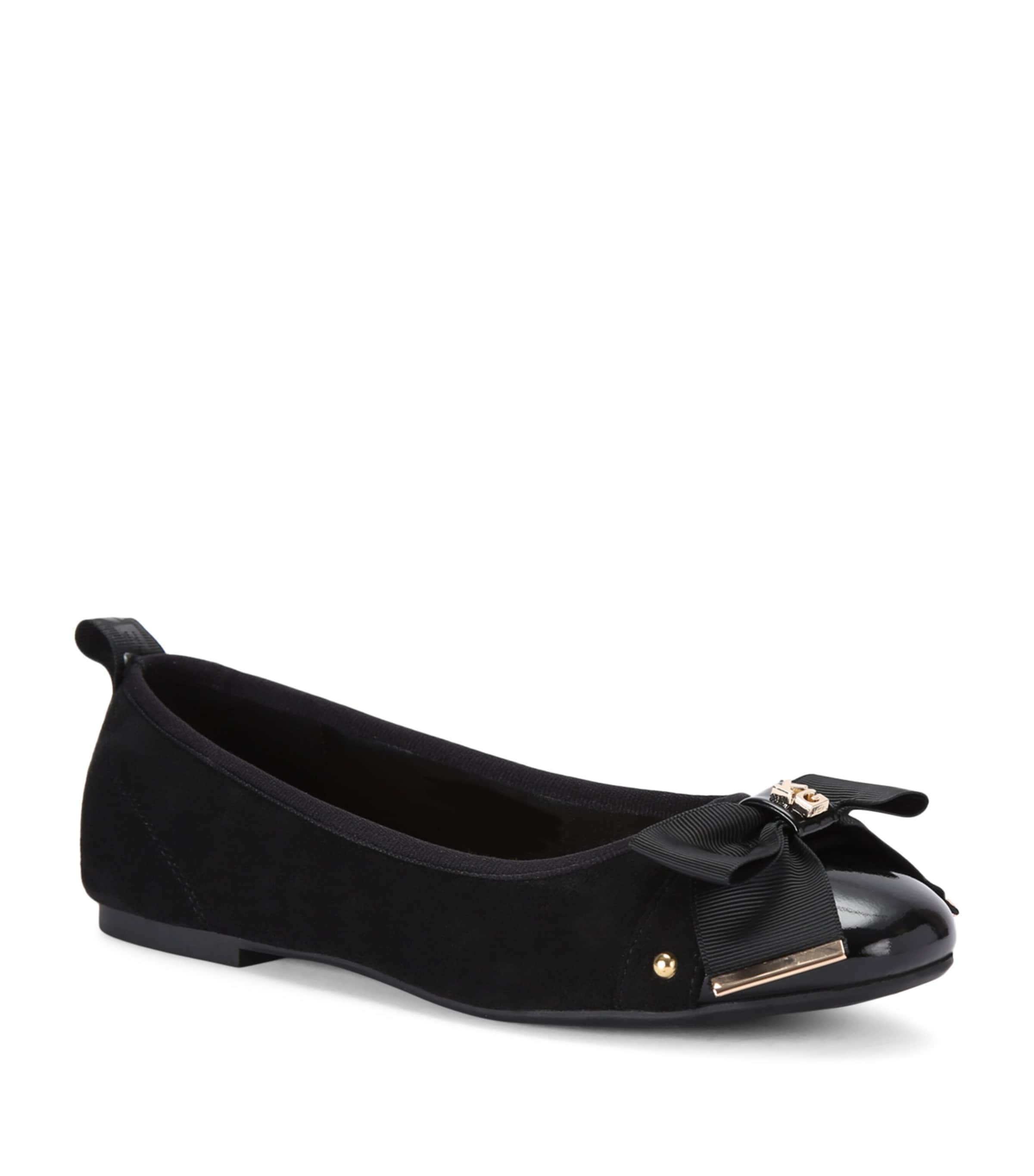 Shop Kg Kurt Geiger Vegan Megan Ballet Flats In Black