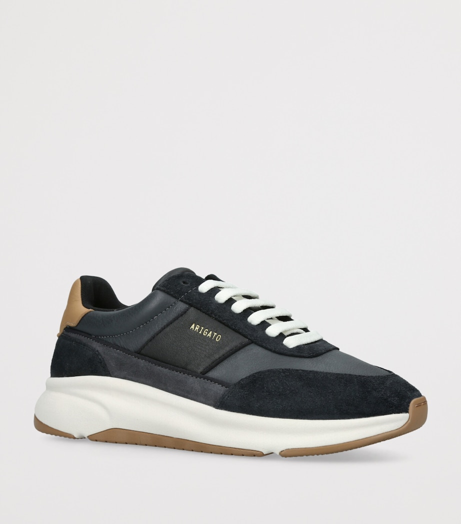Axel Arigato Leather Genesis Neo Runner Sneakers Blk/brown Image 3