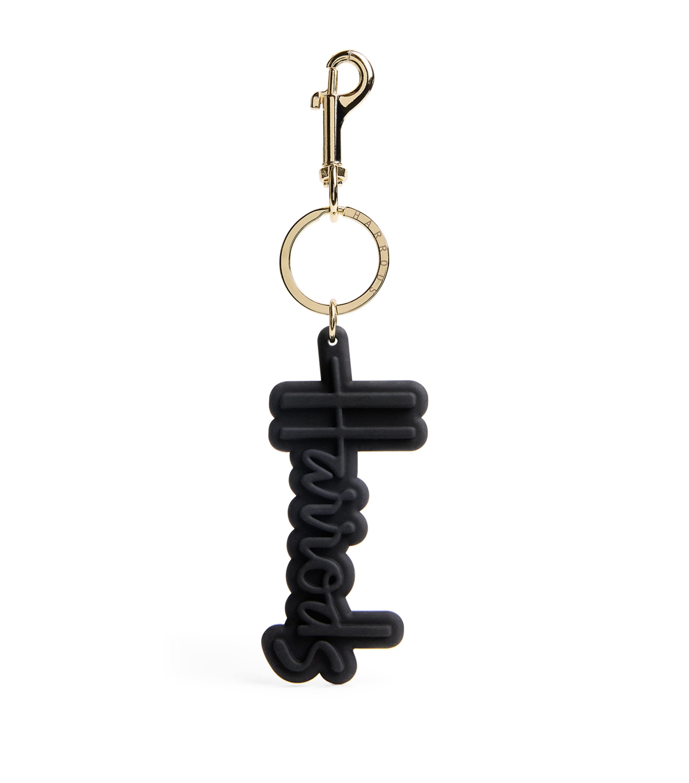 Bubble Logo Keyring BLACK Image 1