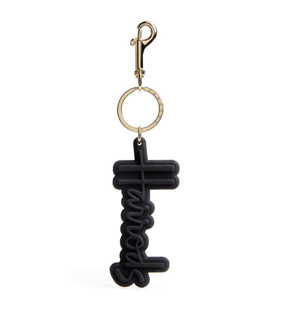 Bubble Logo Keyring BLACK Image 1