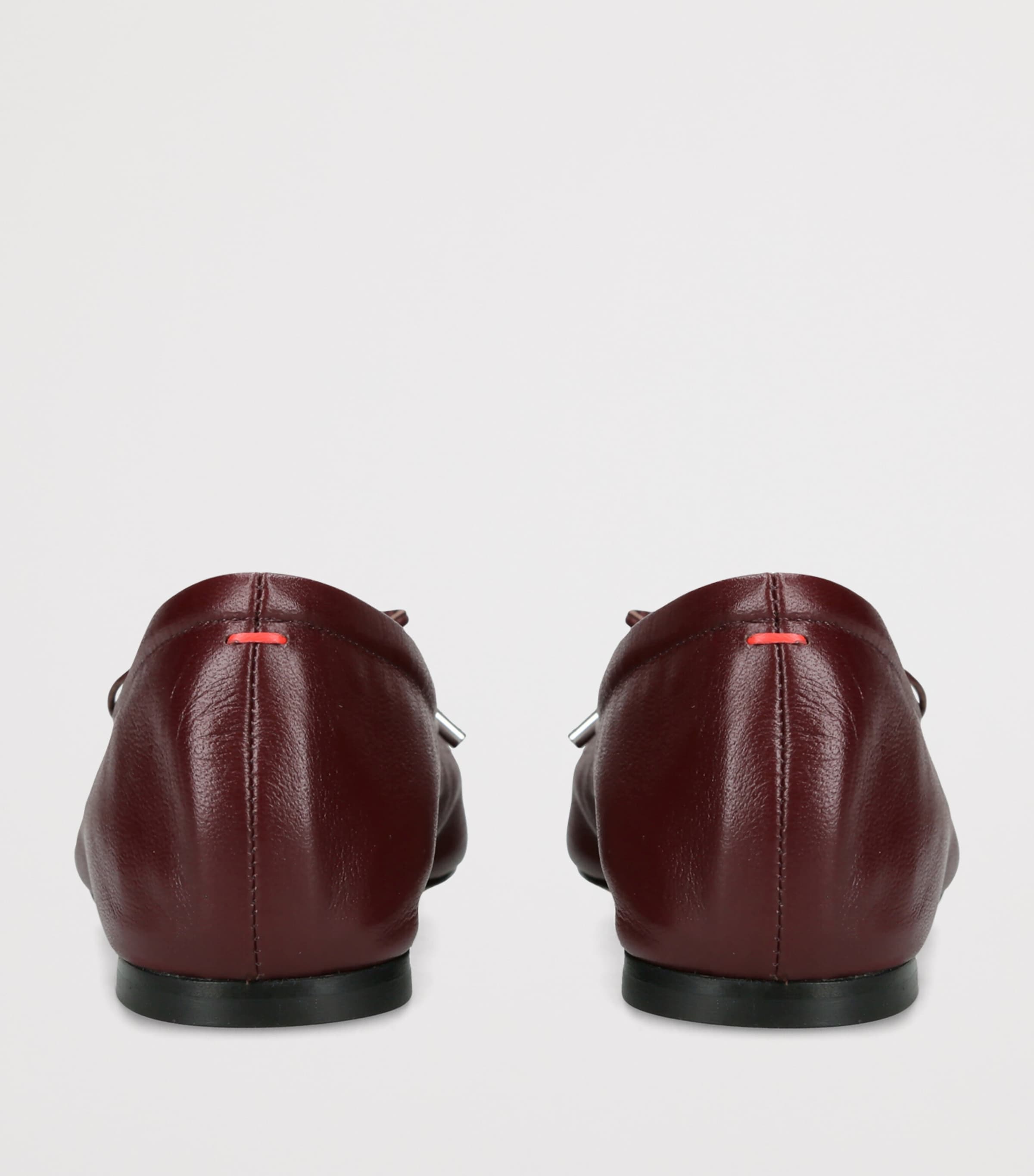 aeyde Leather Nomi Ballet Flats Wine Image 4