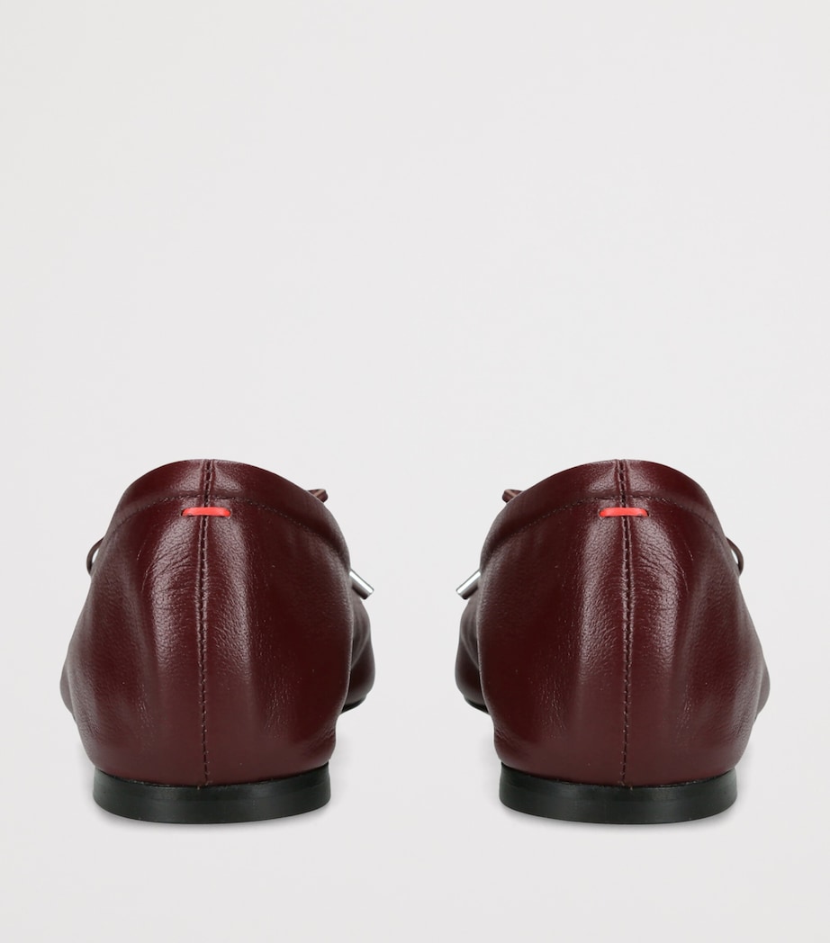 aeyde Leather Nomi Ballet Flats Wine Image 4
