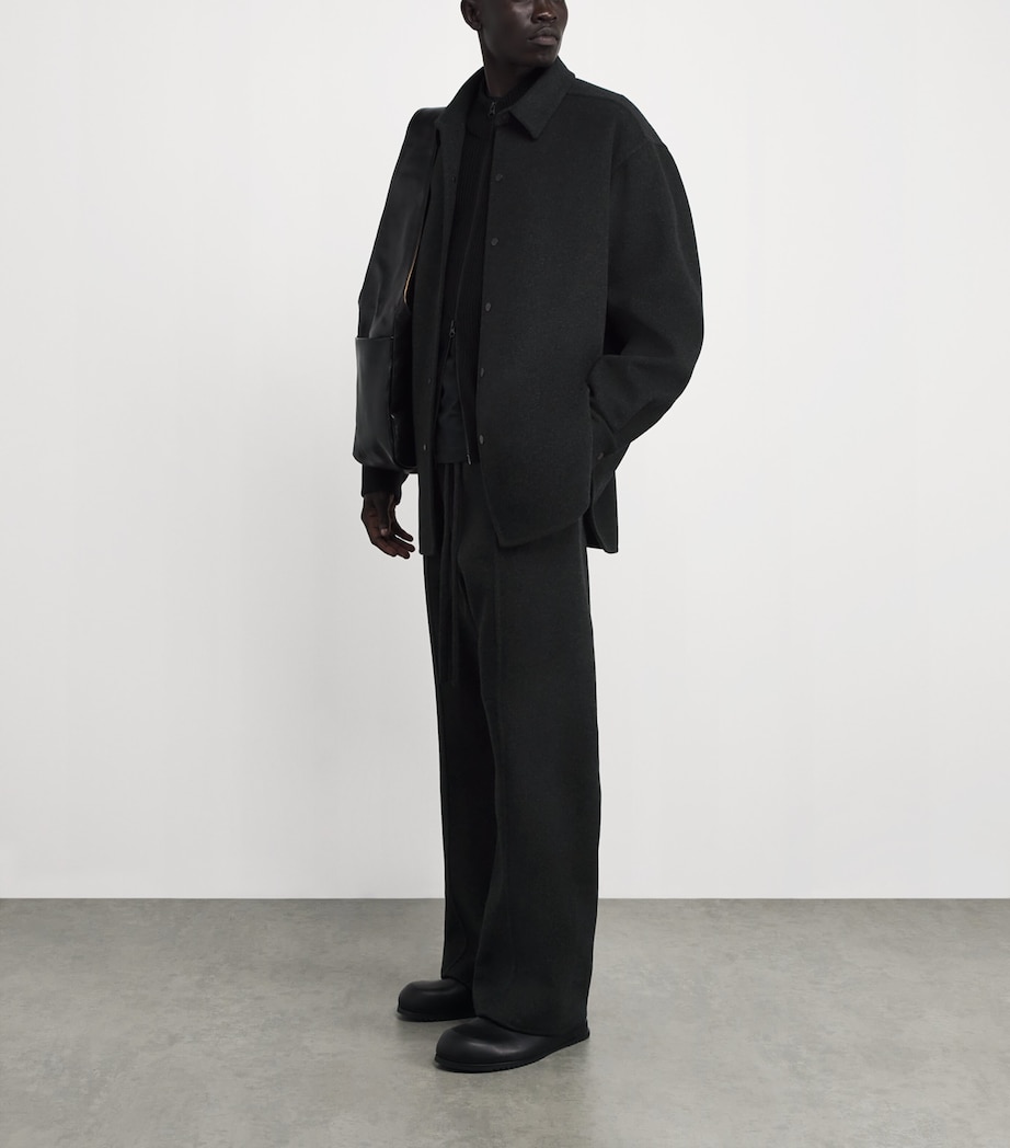 Wool-Cashmere '70s Trousers CHARCOAL Image 2