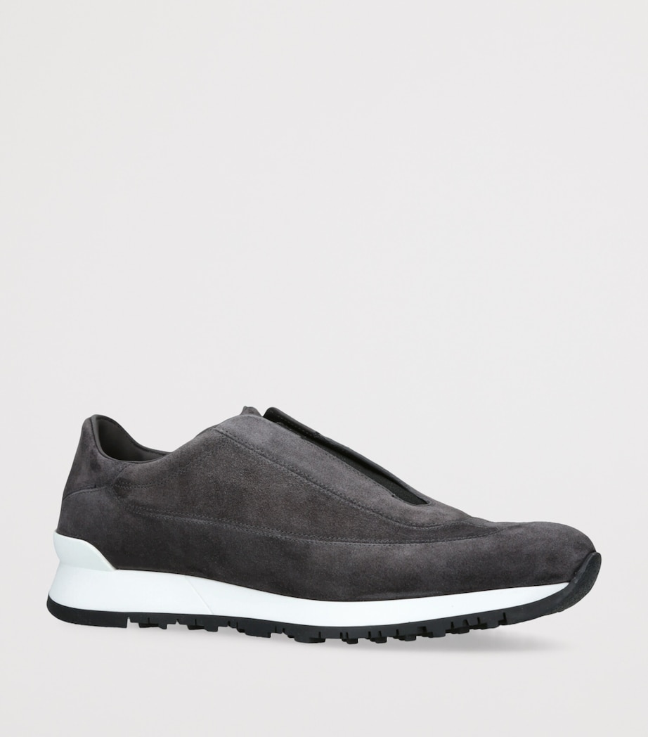 Suede Lift Slip-On Sneakers GREY/DARK Image 3