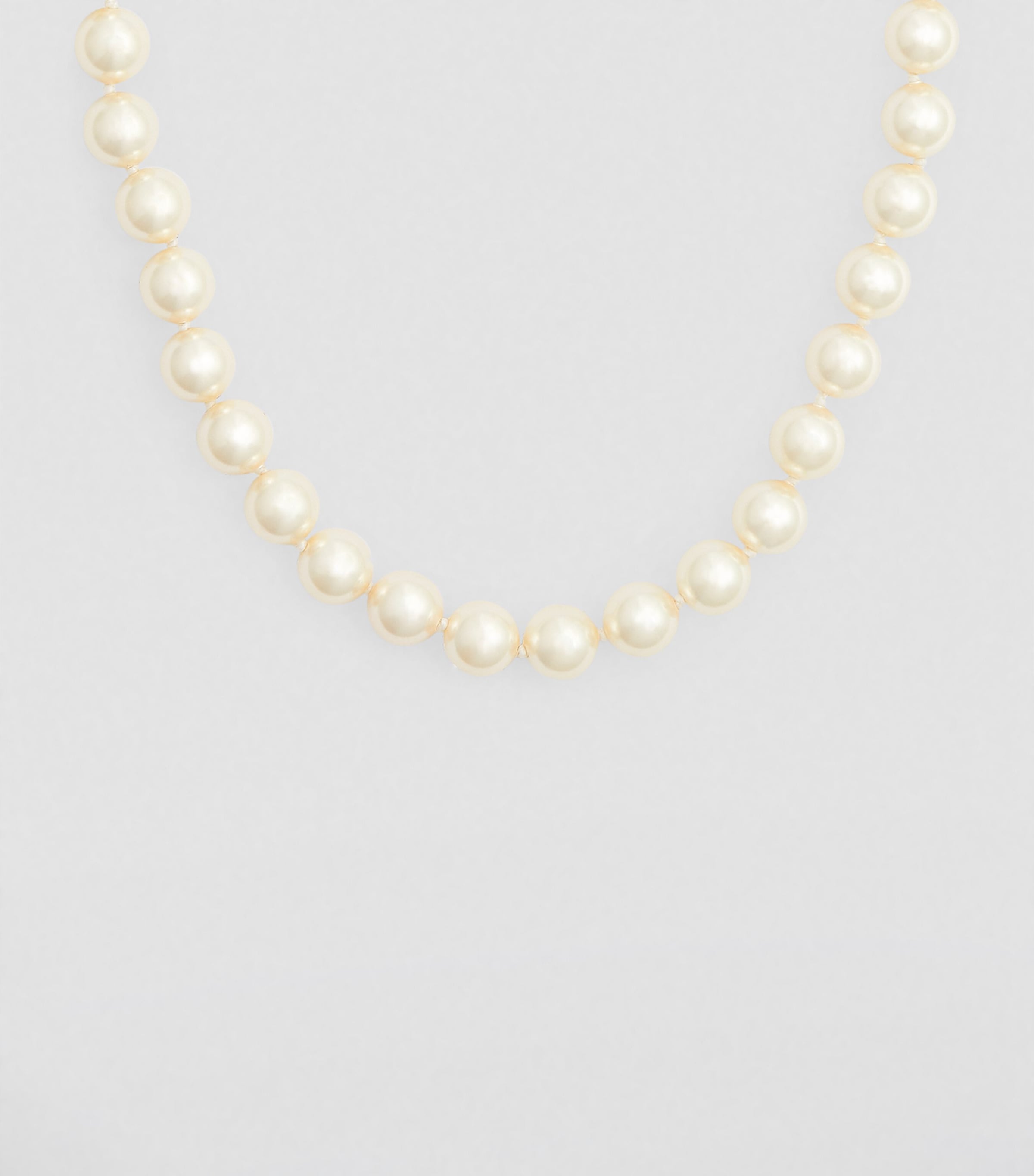 Vivienne Westwood Faux Pearl Necklace Platnm/crmprl Image 2