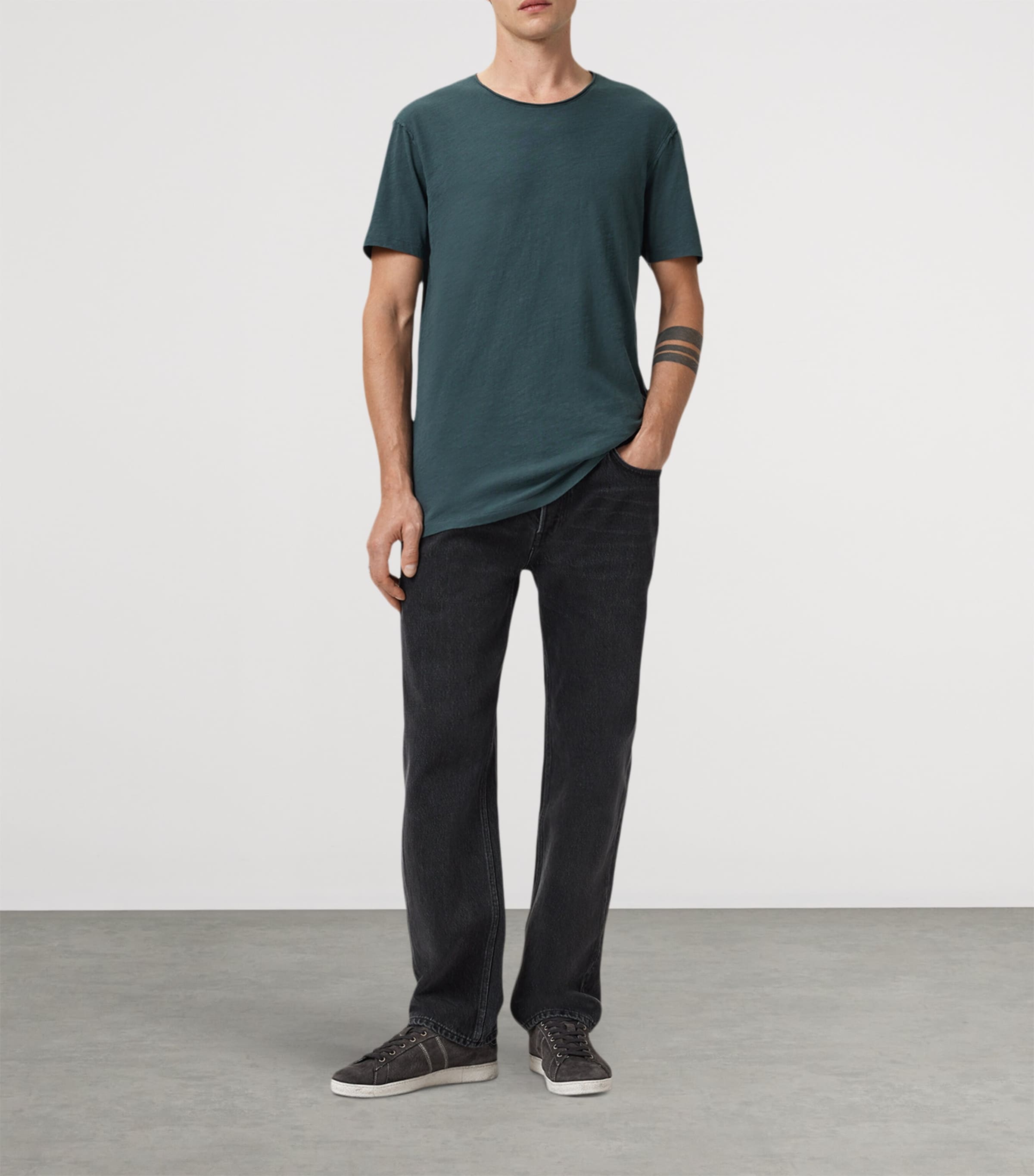 Organic Cotton Figure T-Shirt SUNIL BLUE Image 2