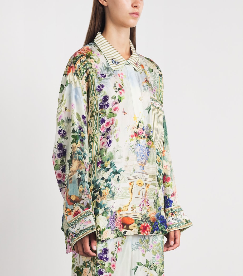 Camilla Womens Silk Art for the Empress Shirt Art For The Empress Image 4