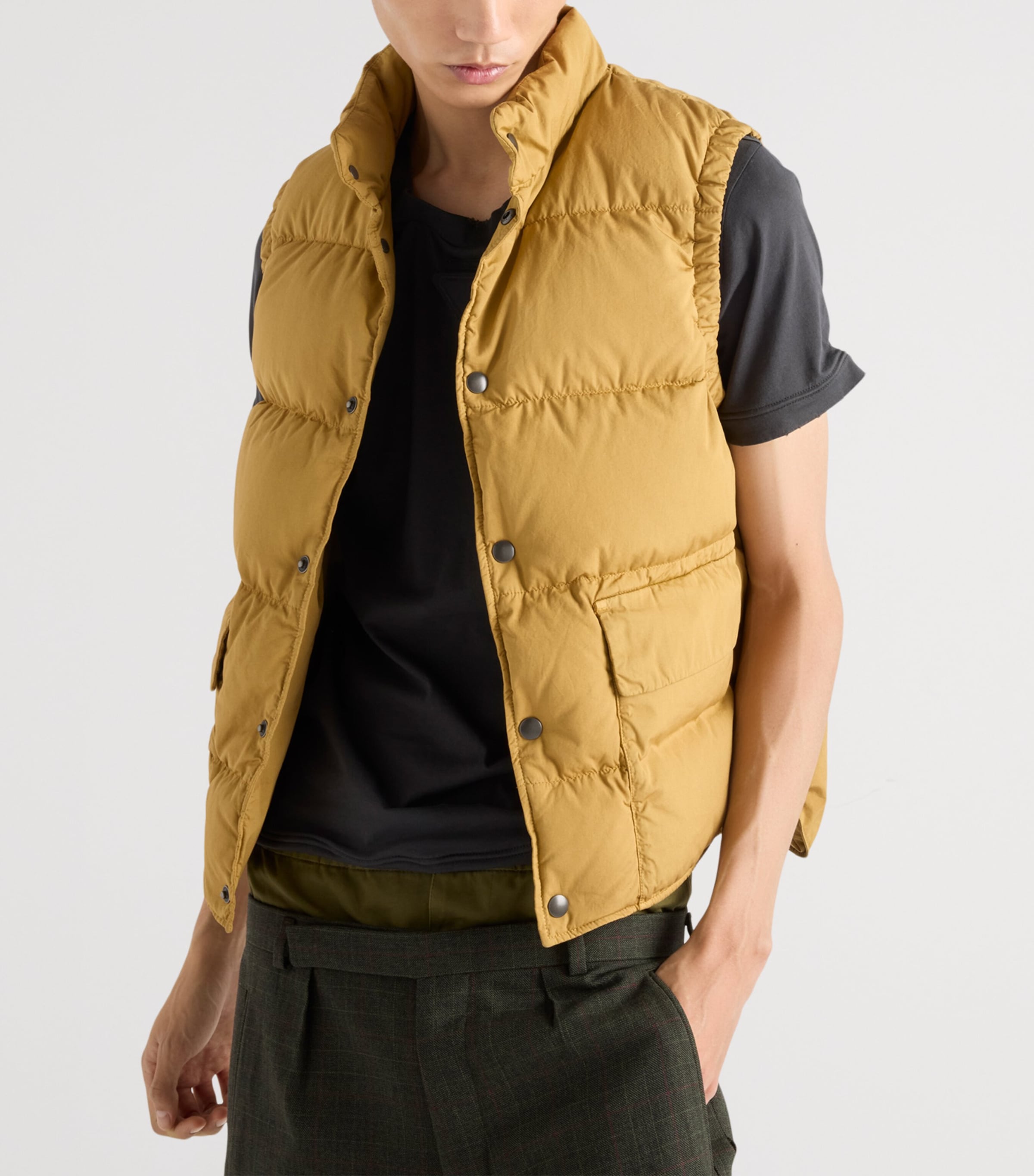 Down Cotton Gilet F0241 Image 3