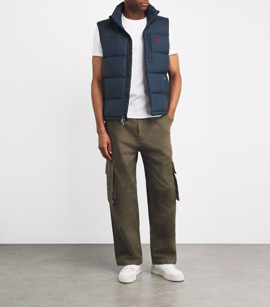 Down-Filled Gorham Gilet NAVY Image 2