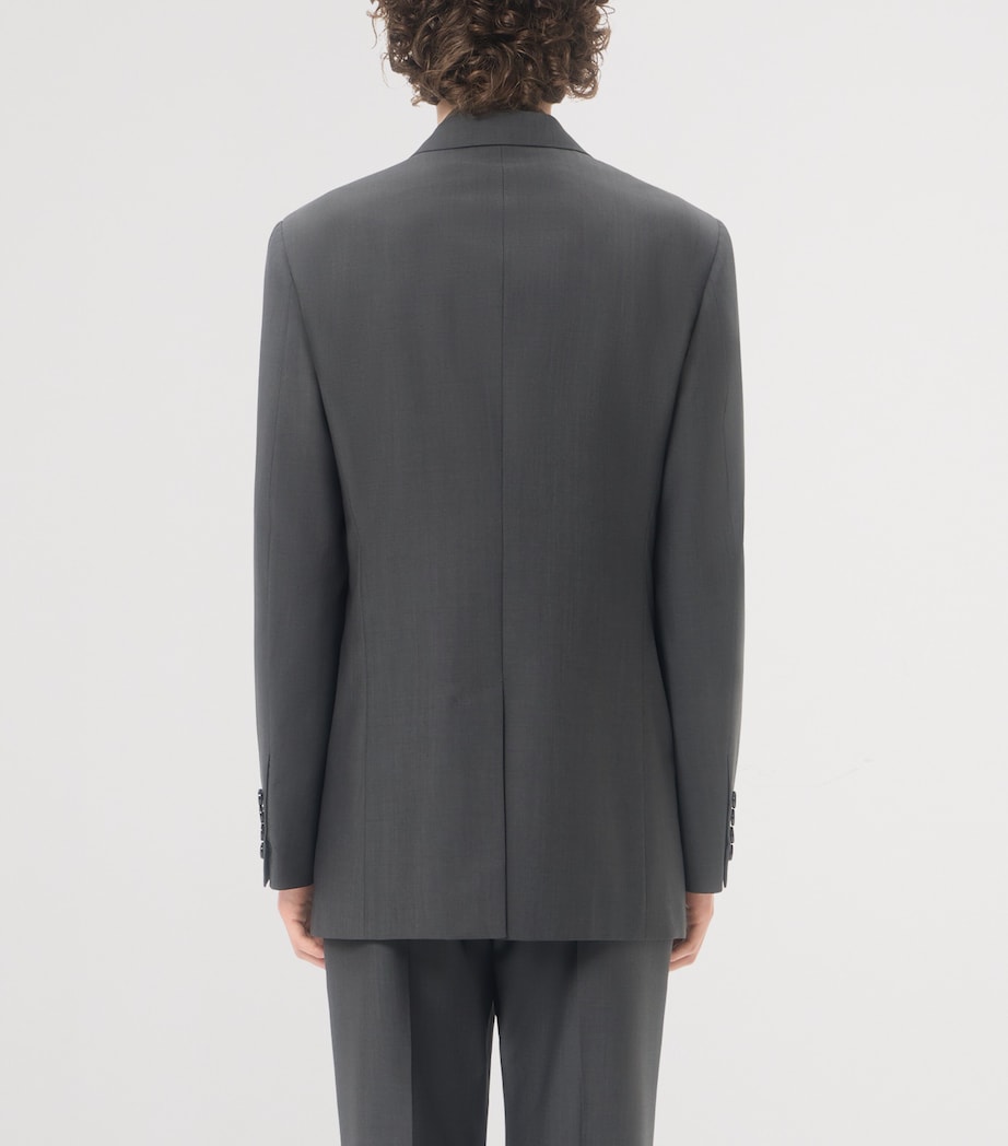 Valentino Mens Mohair-Wool Single-Breasted Blazer Image 5