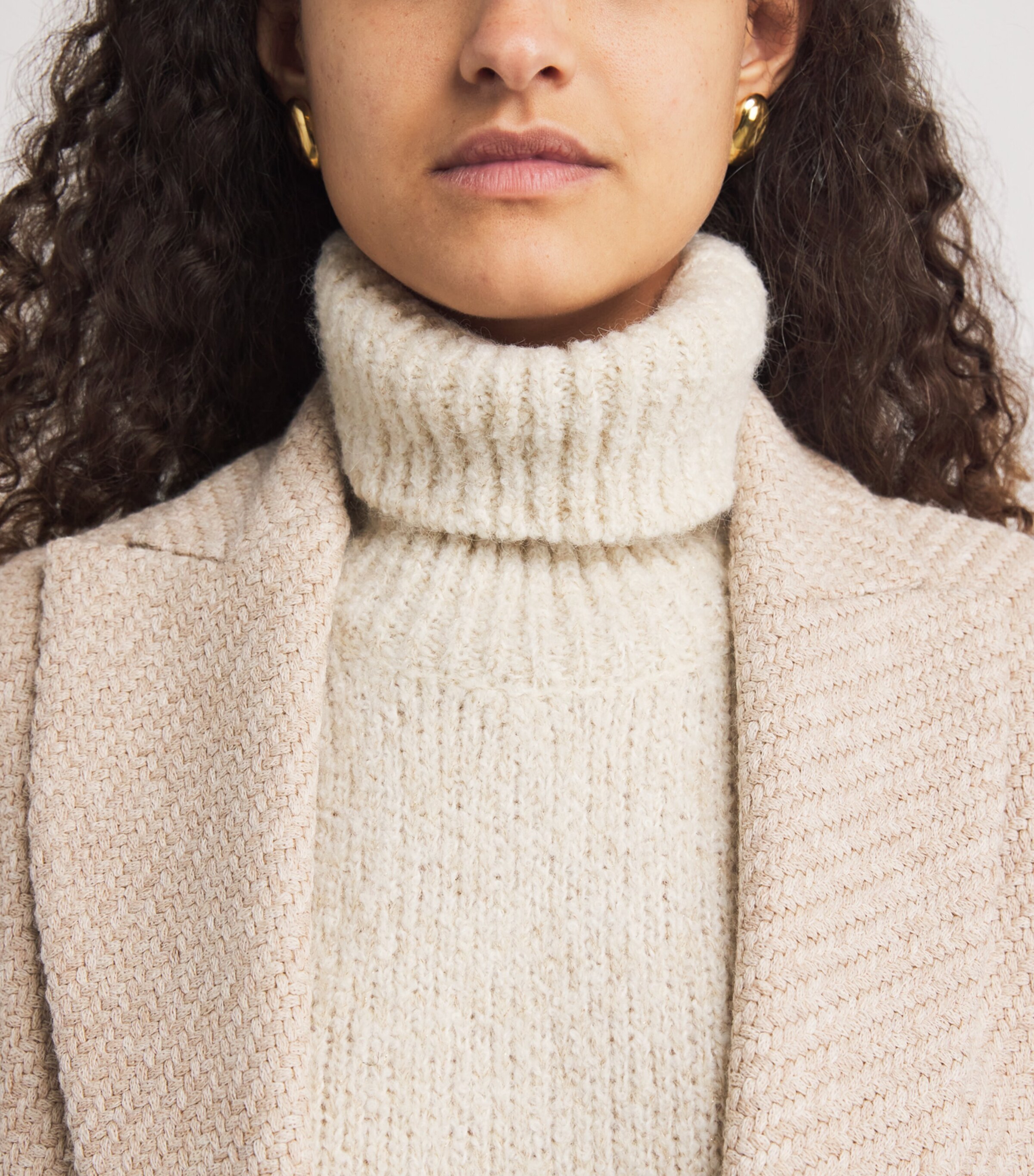 Alpaca-Blend Rollneck Sweater SABBIA Image 6