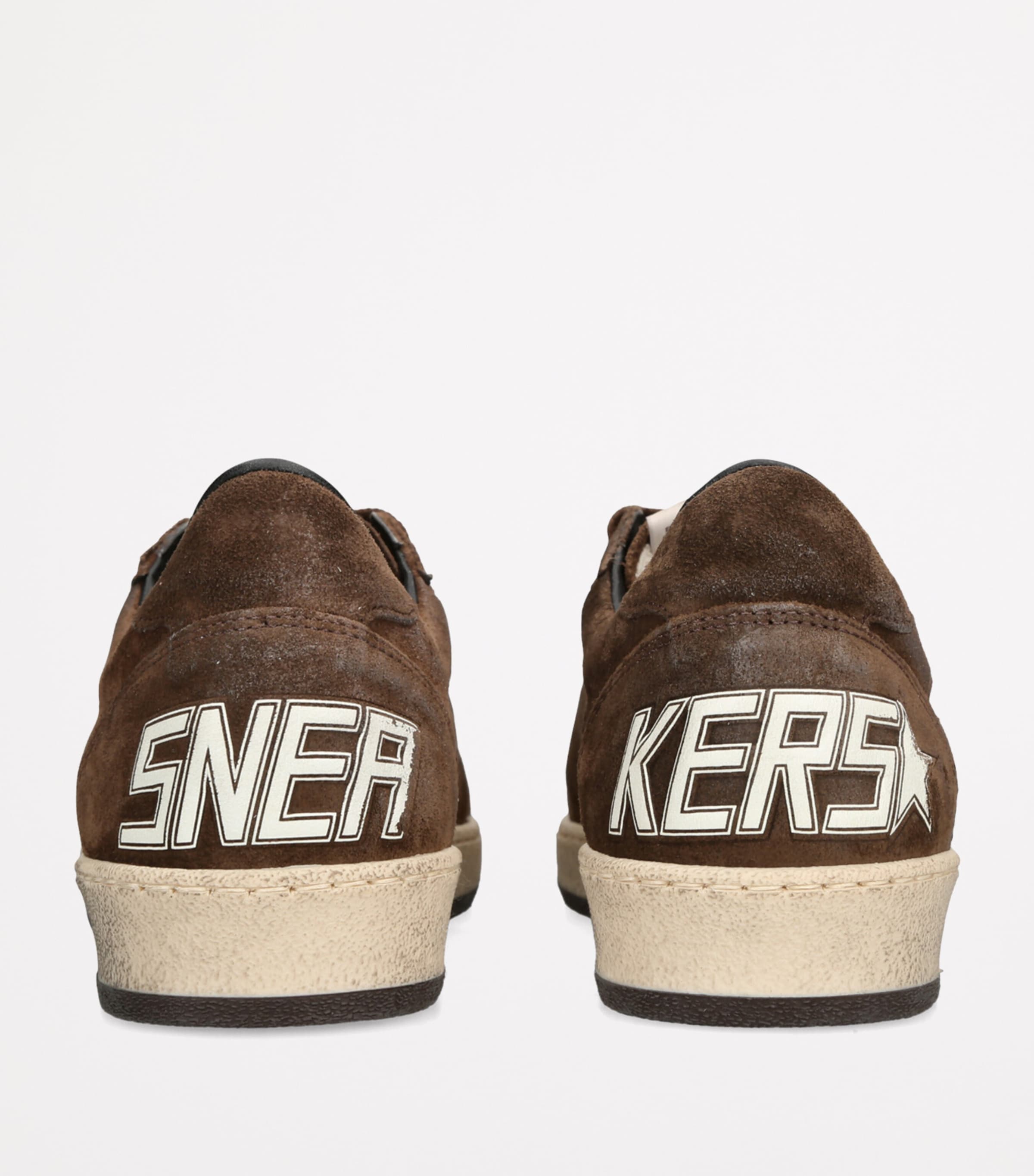 Suede Ball Star Sneakers DARK BROWN Image 2