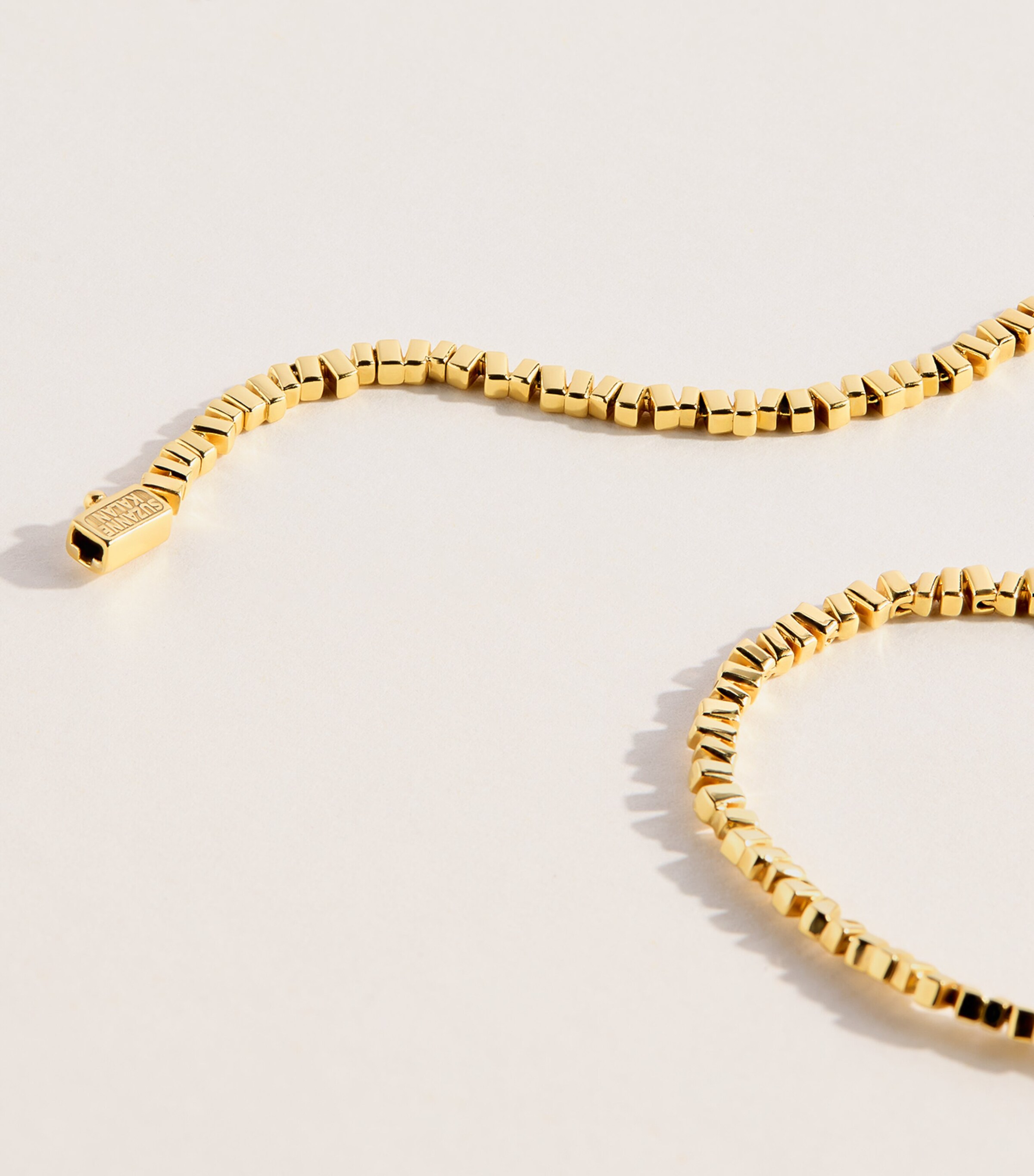 Suzanne Kalan Yellow Gold Golden Age Mini Tennis Necklace Yg Image 5