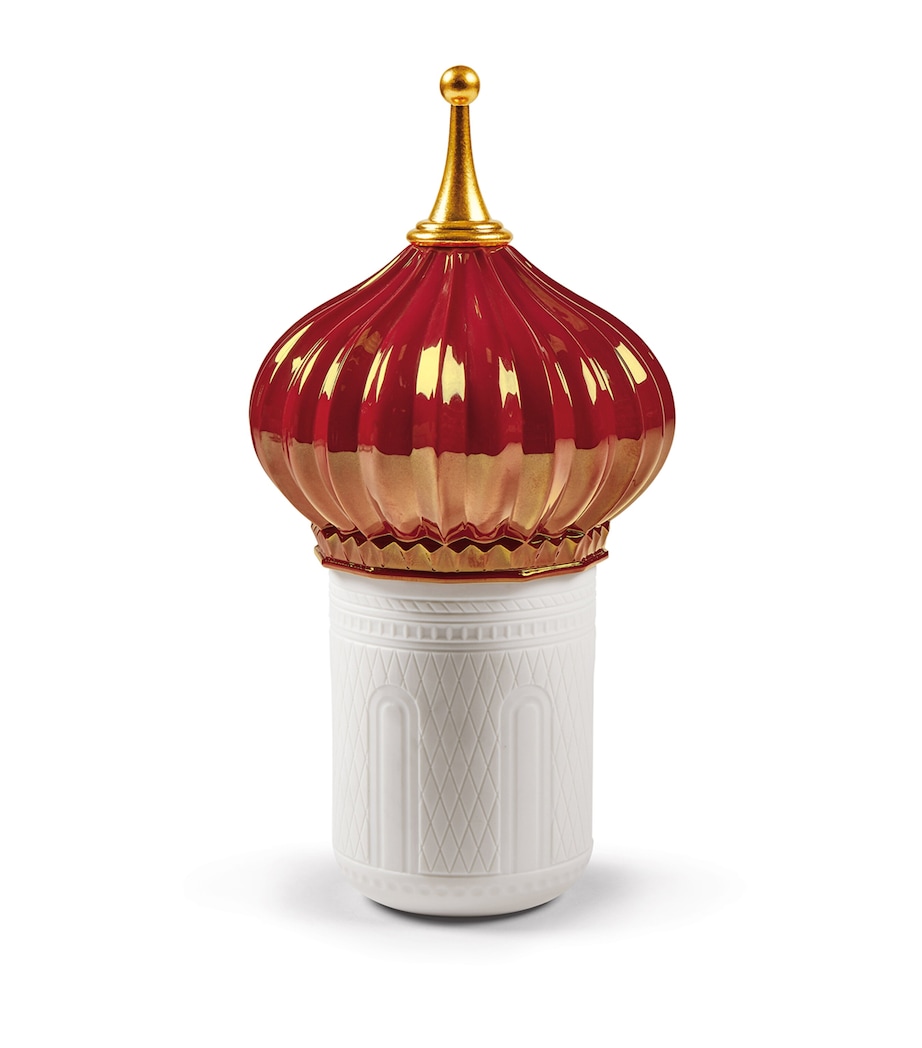 1001 Lights North Tower Candle (200g) WHITE / RED Image 2