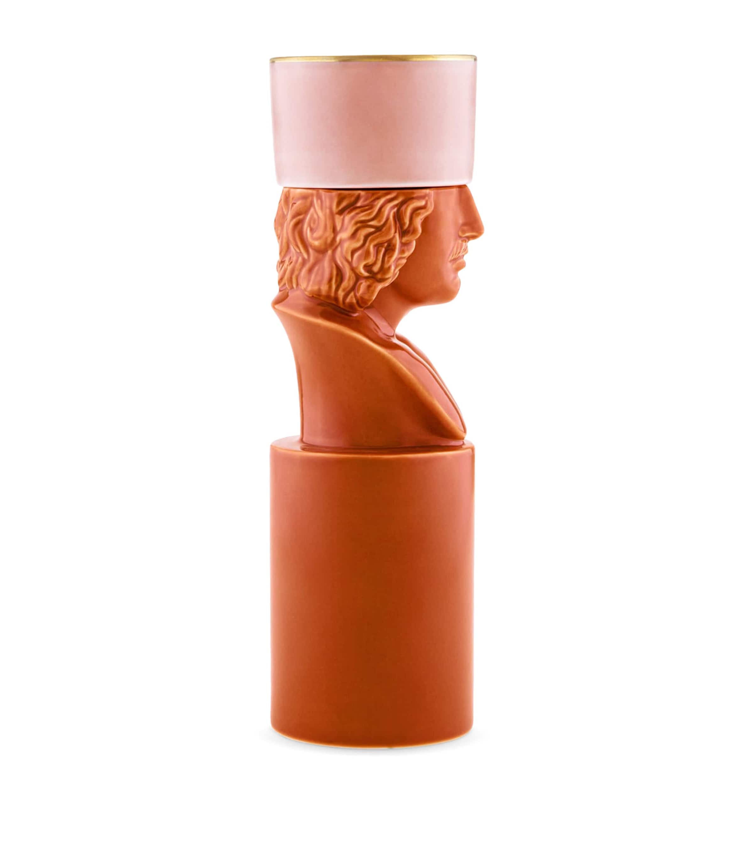 GINORI 1735 Porcelain Il Letterato Candle Holder Image 4