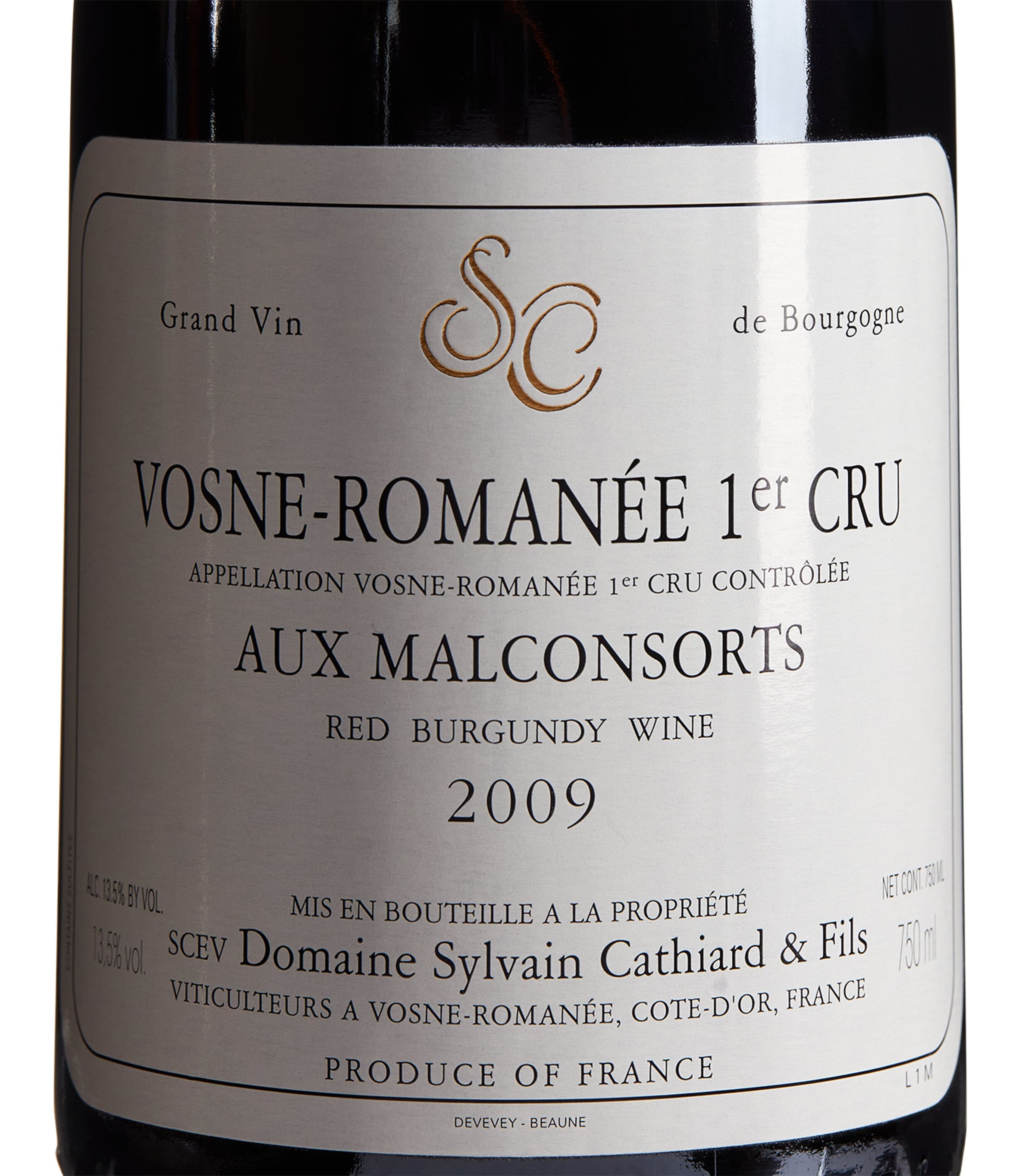 Sylvain Cathiard Vosne-Romanée 1er Cru Pinot Noir 2009 (75cl) - Burgundy, France Image 2