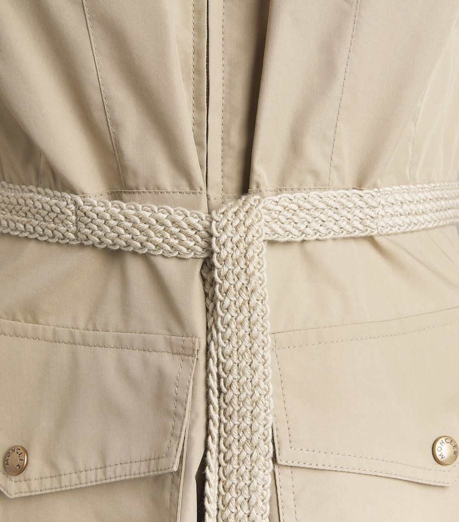 Moncler Womens Poplin Mini Dress Image 6