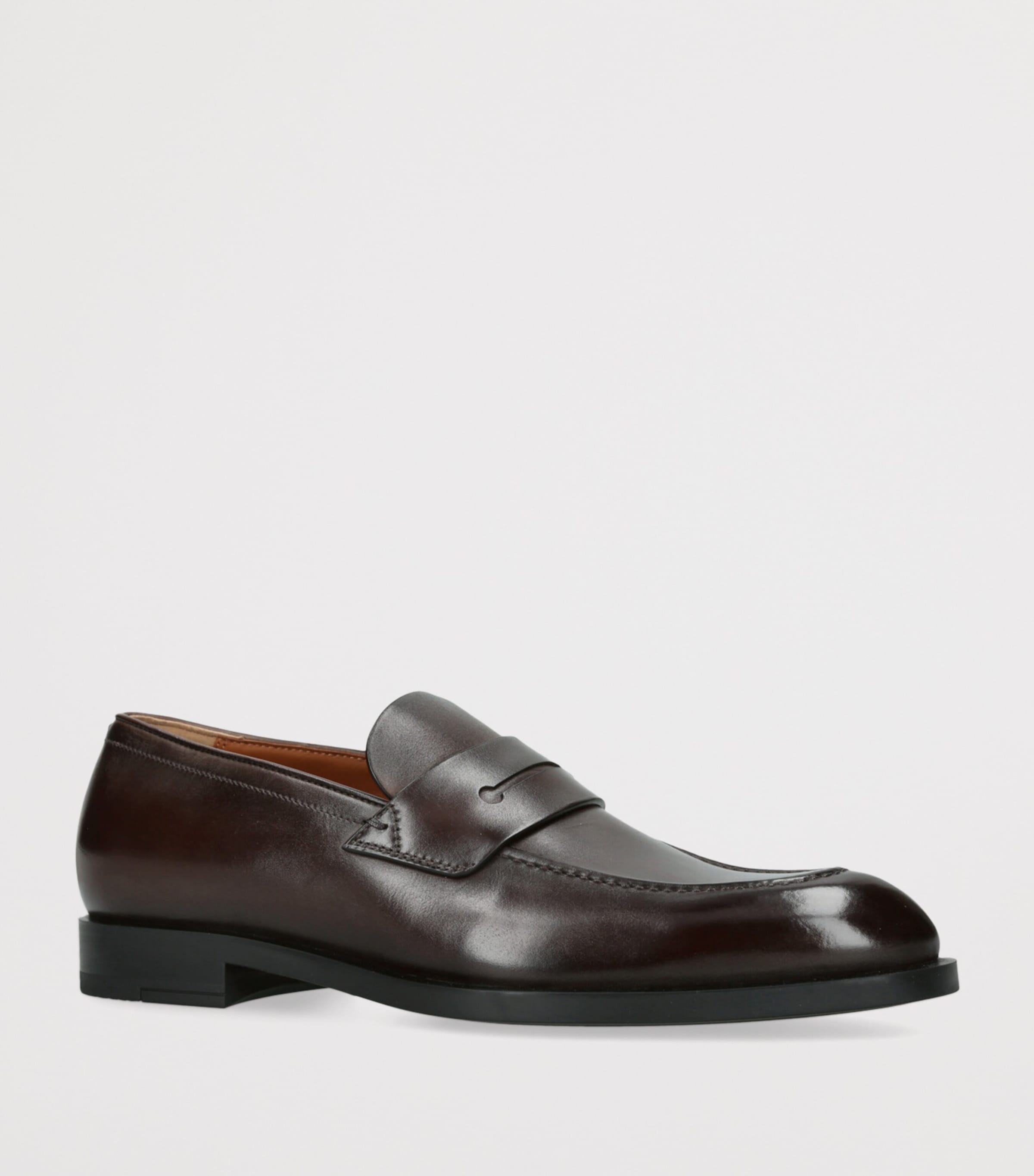 Leather L'Asola Loafers DARK BROWN Image 3