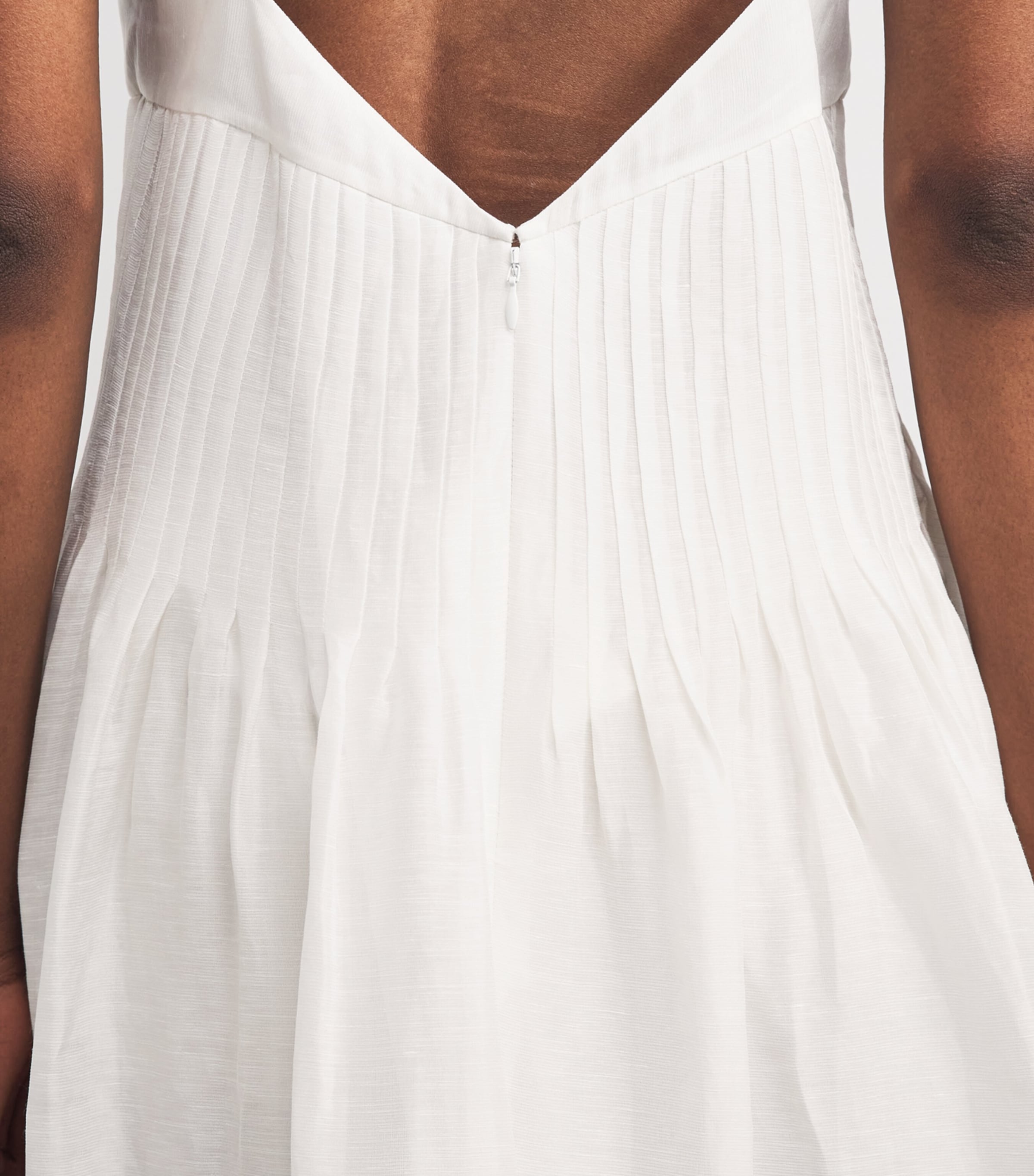 Tory Burch Womens Linen-Silk Maxi Dress Image 5