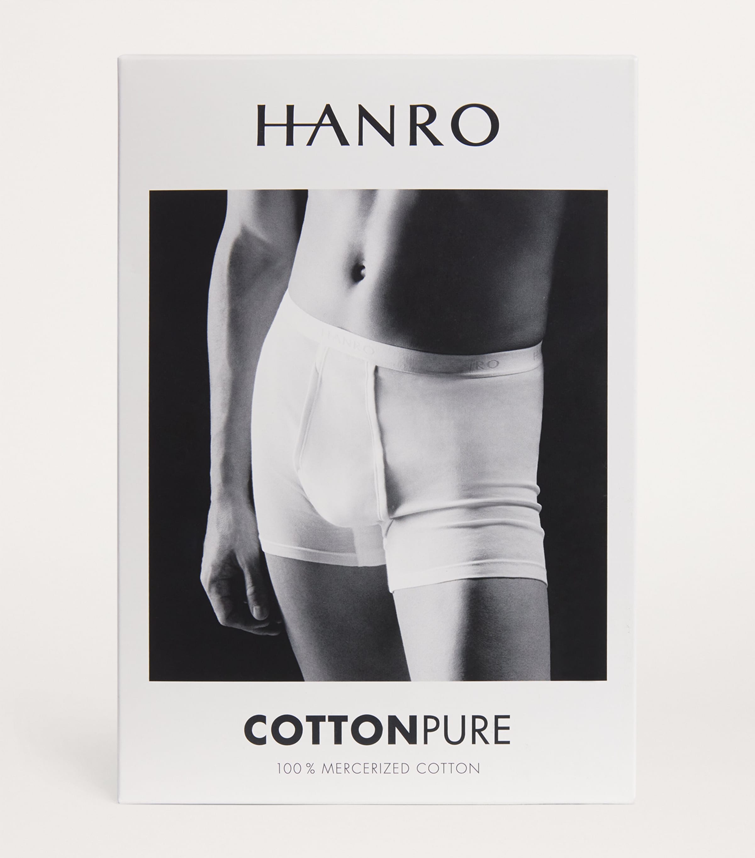 Mercerised Cotton Trunks 0101/WHITE Image 4