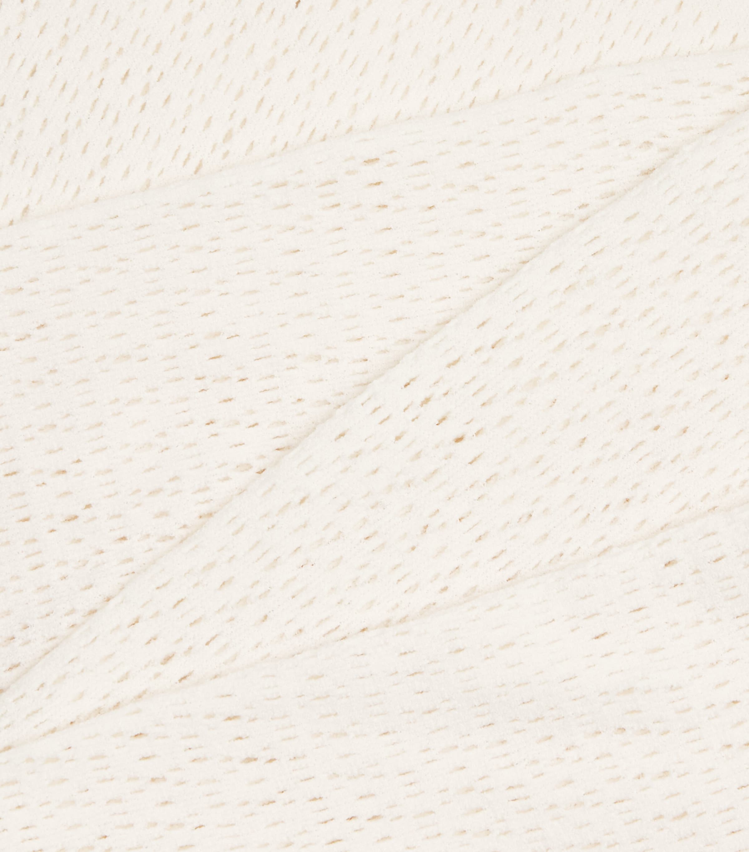 Wolford Womens Daisy Net Midi Skirt Buttercrea Image 6