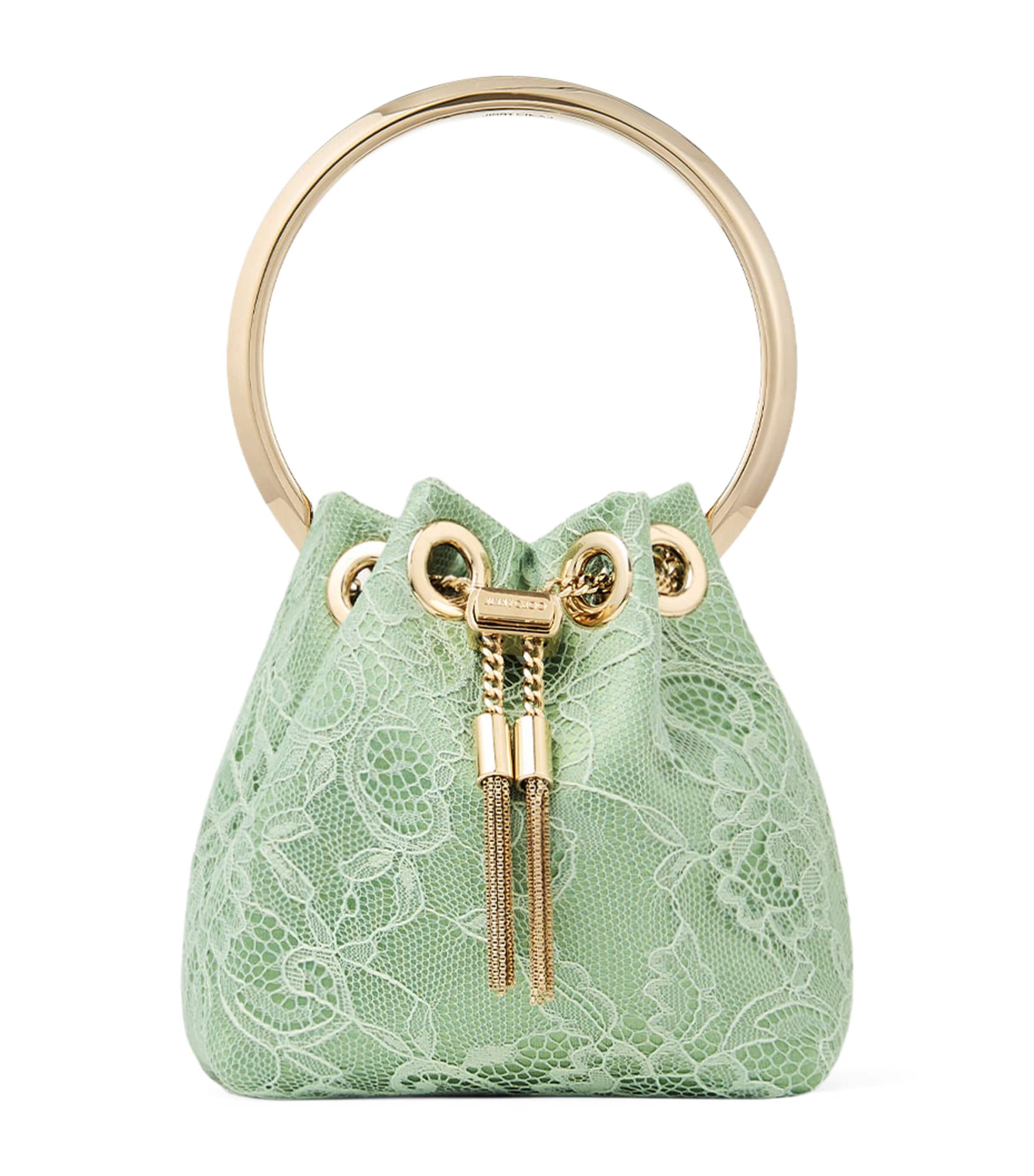 Micro Bon Bon Top-Handle Bag VERDE/LIGHT GOLD Image 1